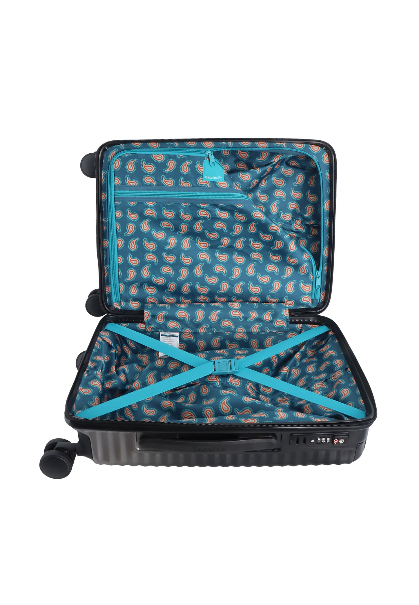 Valise rigide Saxoline Blue « Elite » - Valise de voyage (S) Noir