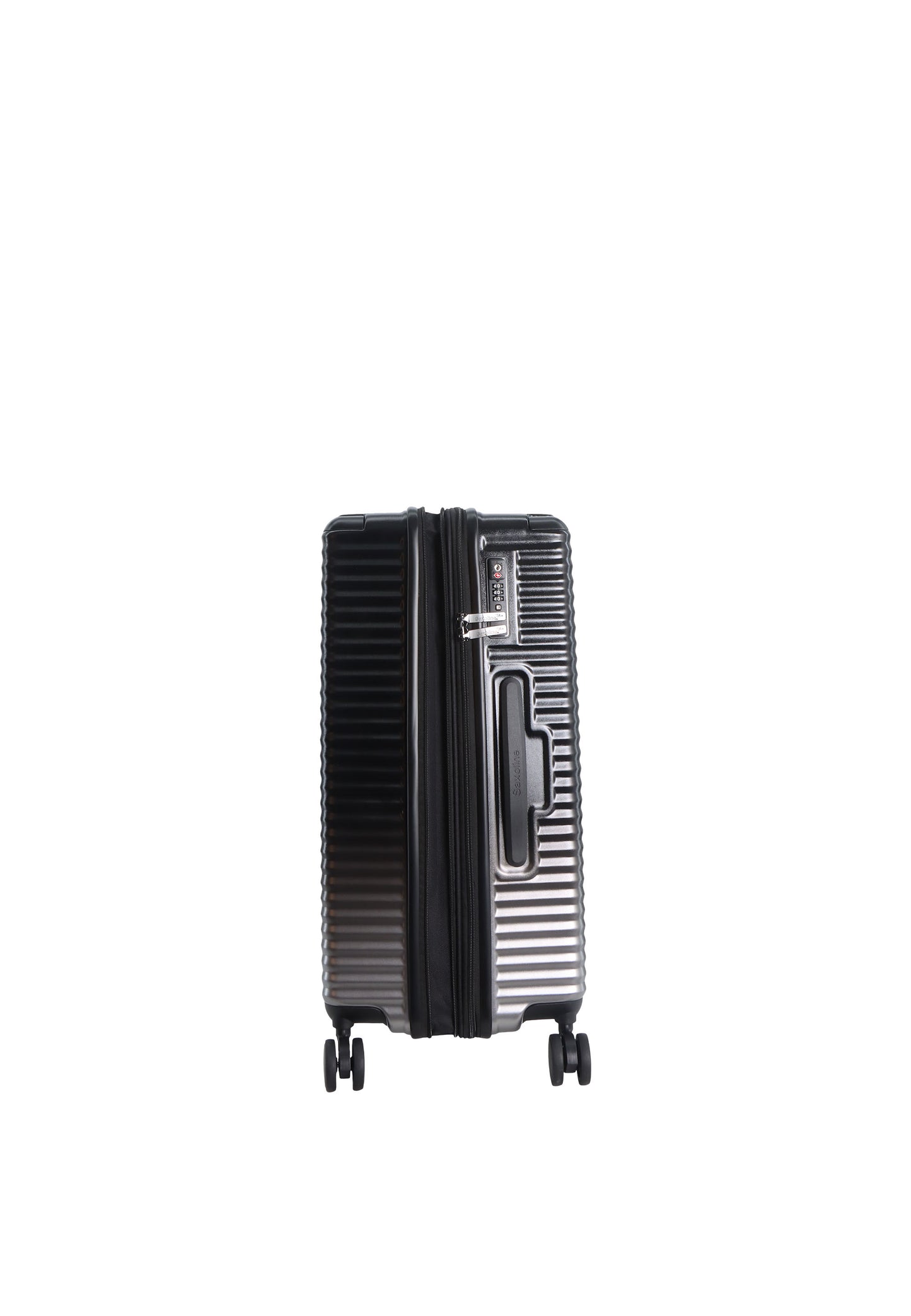 Saxaoline Blue Elite harde koffer / Trolley / Reiskoffer - (Medium) Zwart