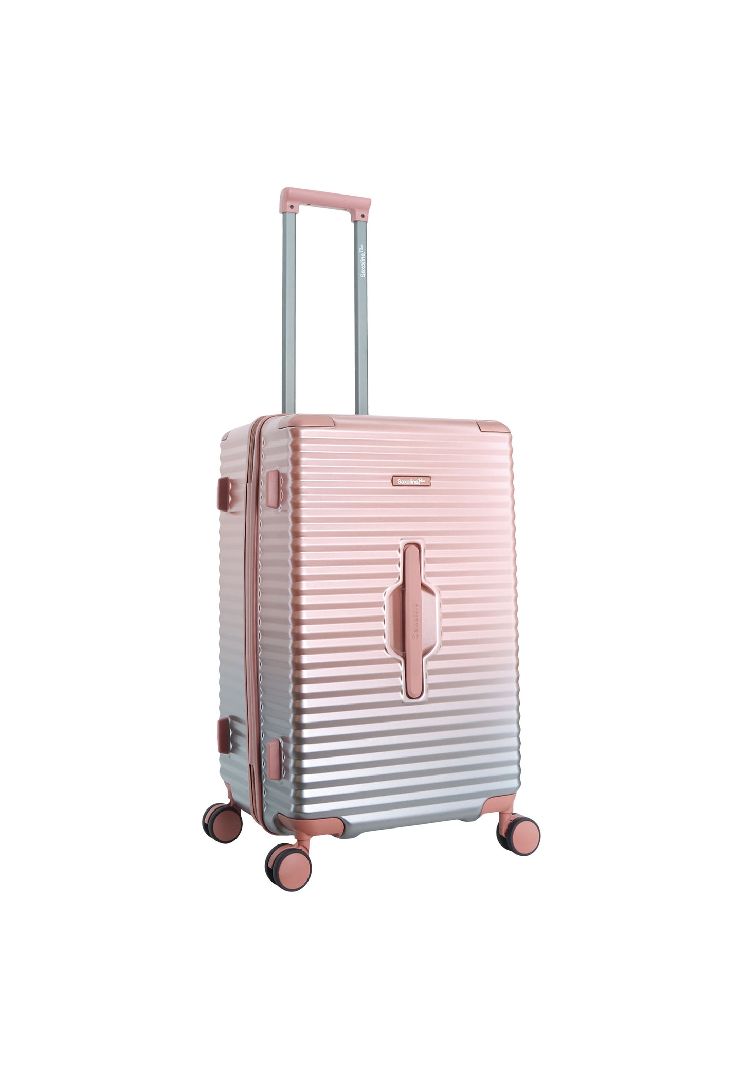 Saxaoline Blue Elite Trunk harde koffer / Trolley / Reiskoffer - (Medium) Roze