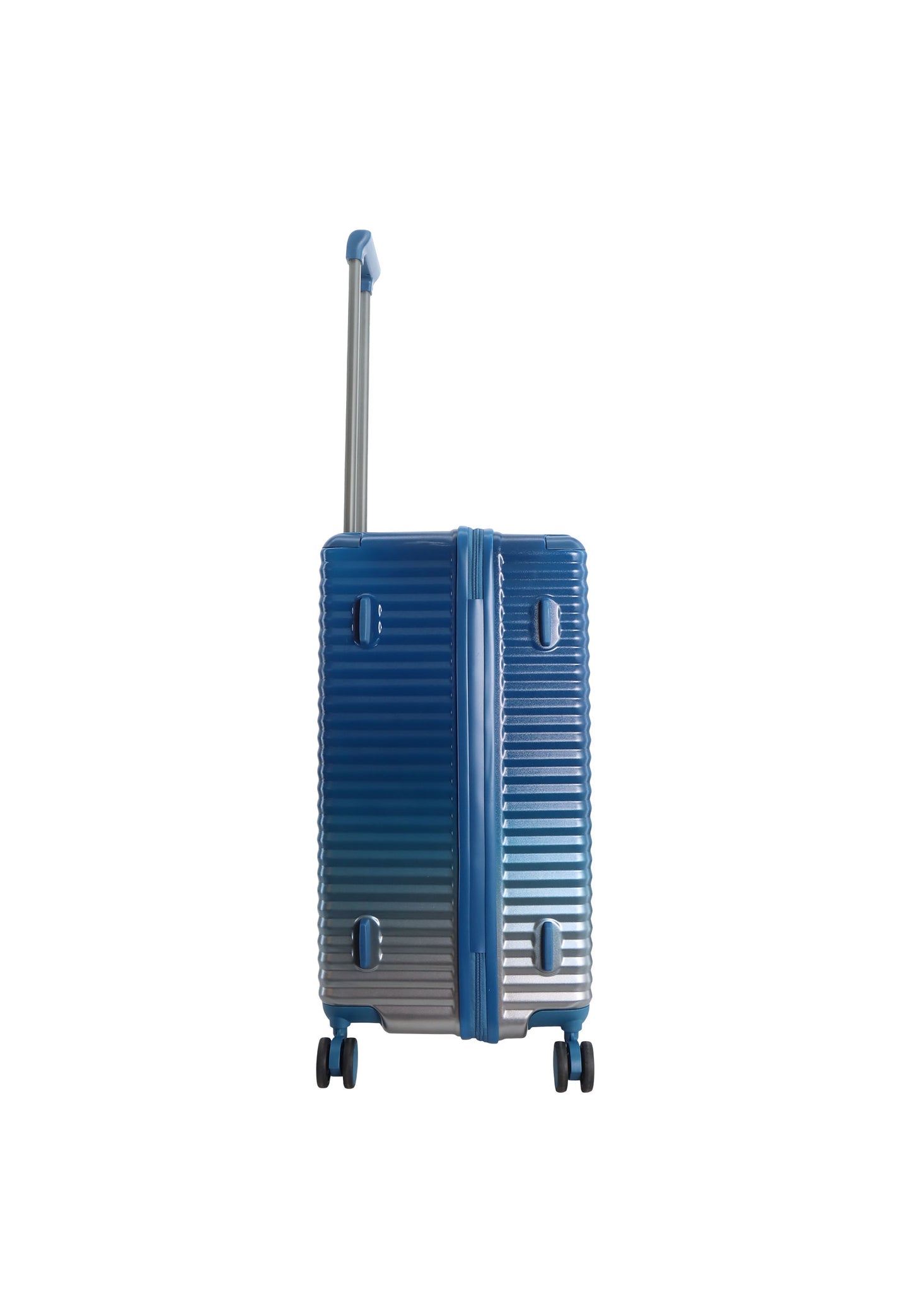 Saxaoline Blue Elite Trunk harde koffer / Trolley / Reiskoffer - (Medium) Blauw