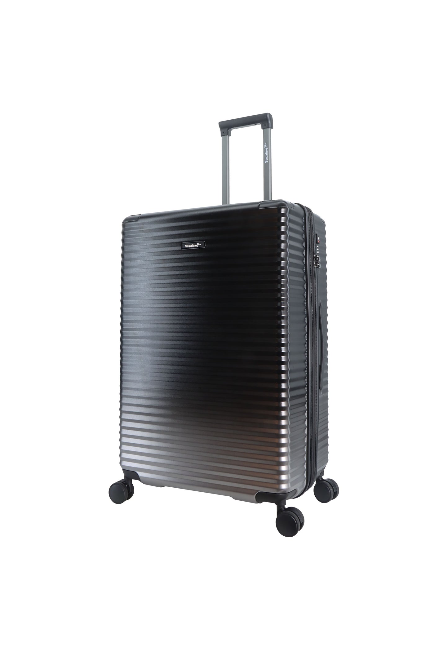 Saxoline Blue - Elite | Harde koffer / Trolley / Reiskoffer - (Large) Zwart