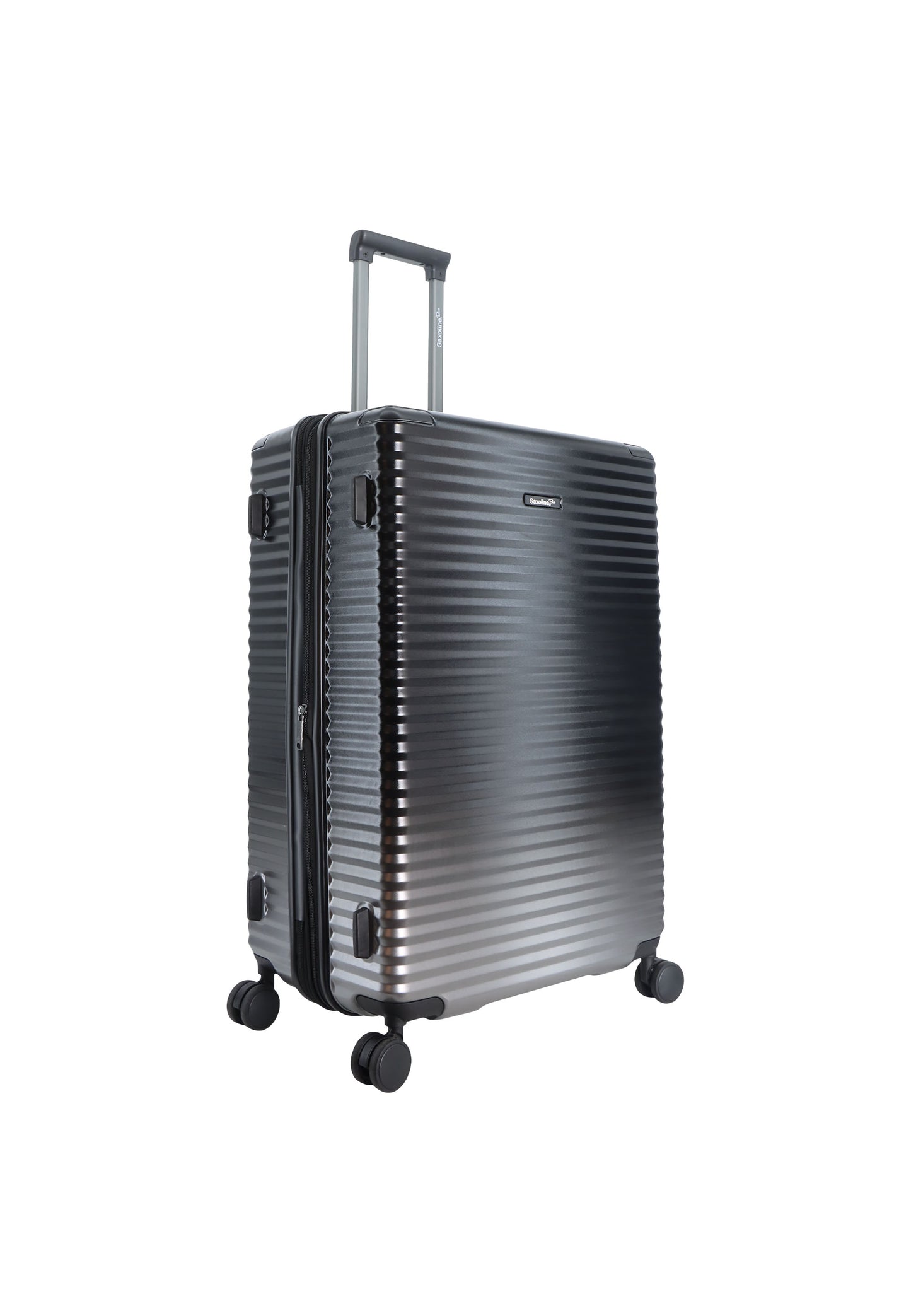 Saxoline Blue - Elite | Harde koffer / Trolley / Reiskoffer - (Large) Zwart