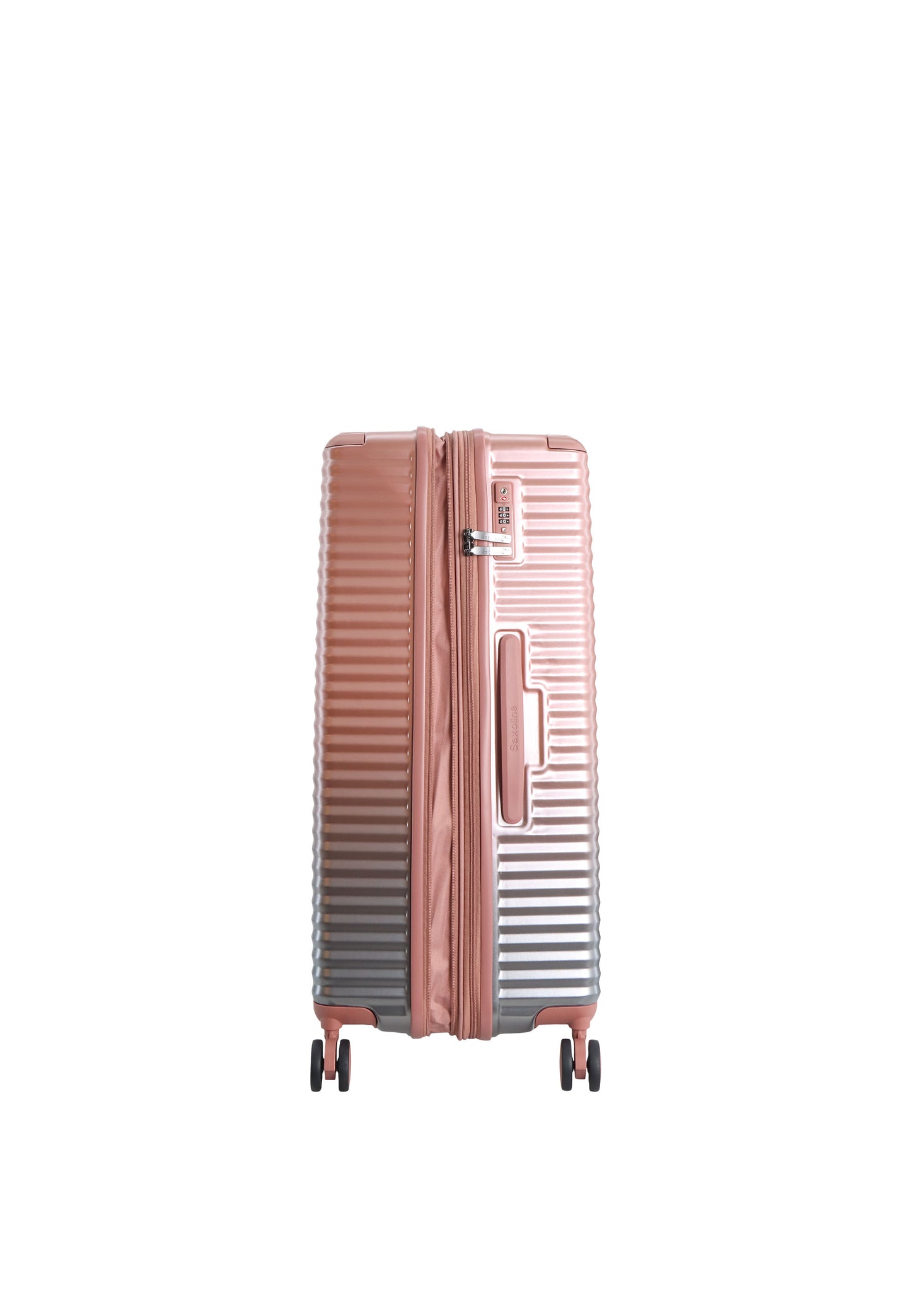 Saxoline Blue - Elite | Harde koffer / Trolley / Reiskoffer - (Large) Roze