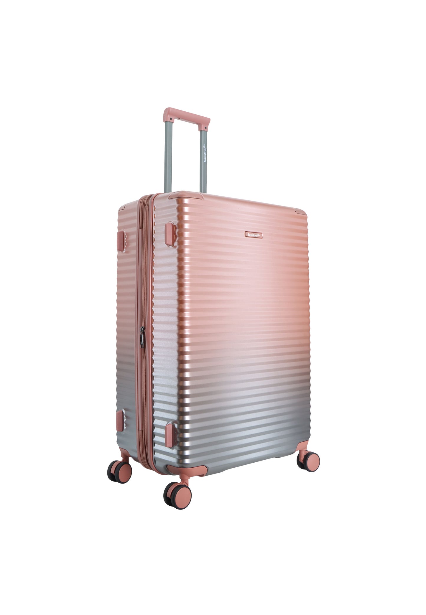 Saxoline Blue - Elite | Harde koffer / Trolley / Reiskoffer - (Large) Roze