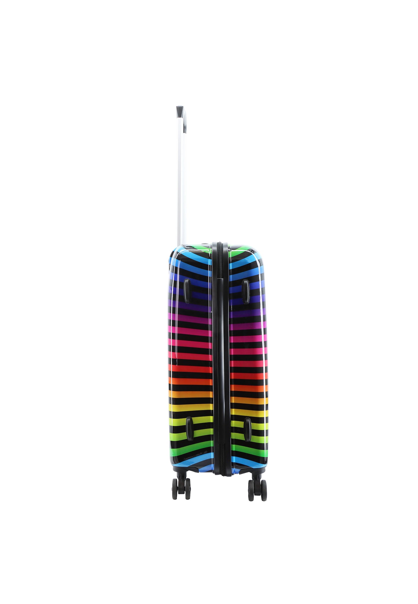 Saxoline Harde Koffer / Trolley / Reiskoffer - 64 cm (Medium) - Color Strip Print