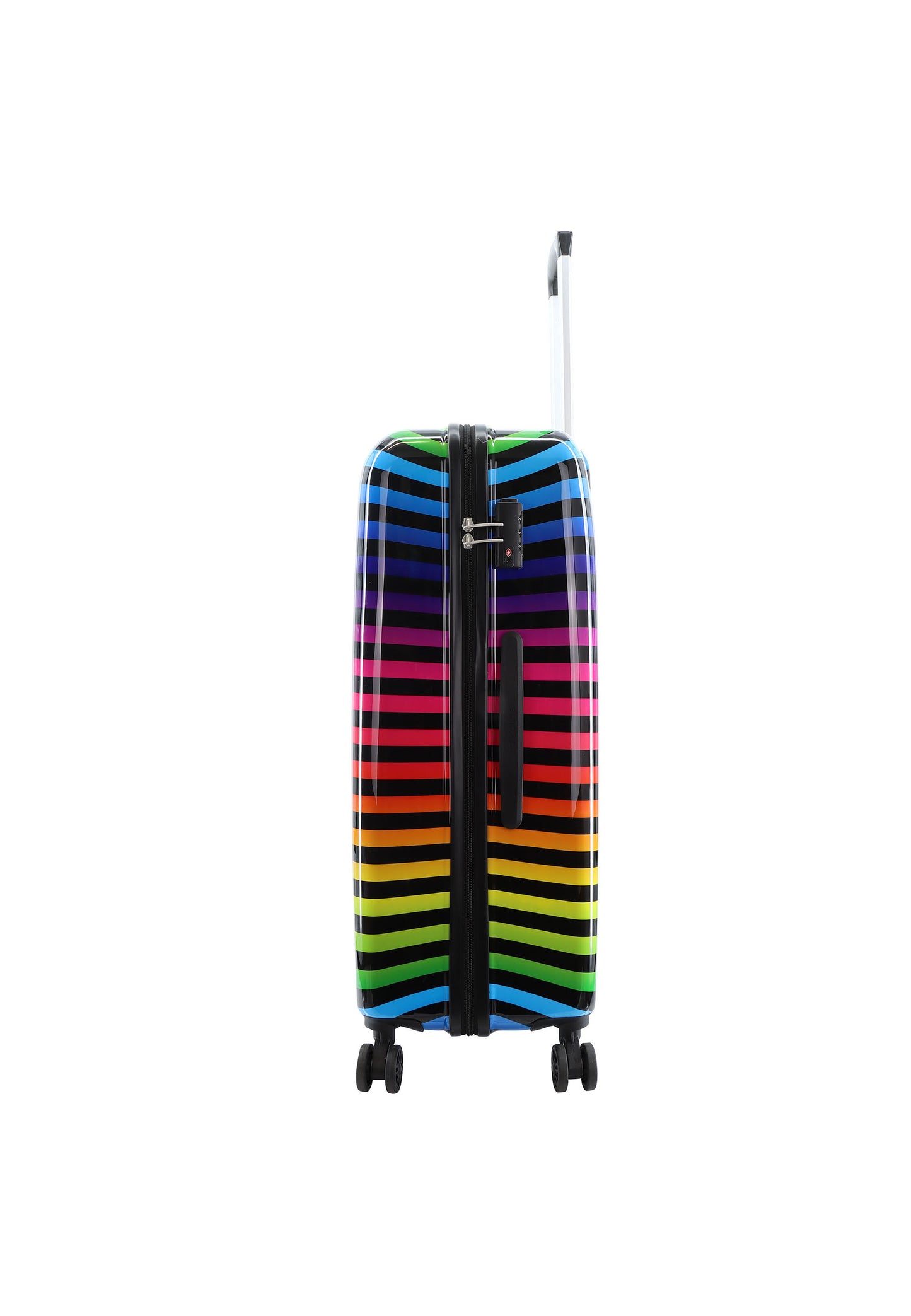Saxoline Harde Koffer / Trolley / Reiskoffer - 74 cm (Large) - Color Strip Print