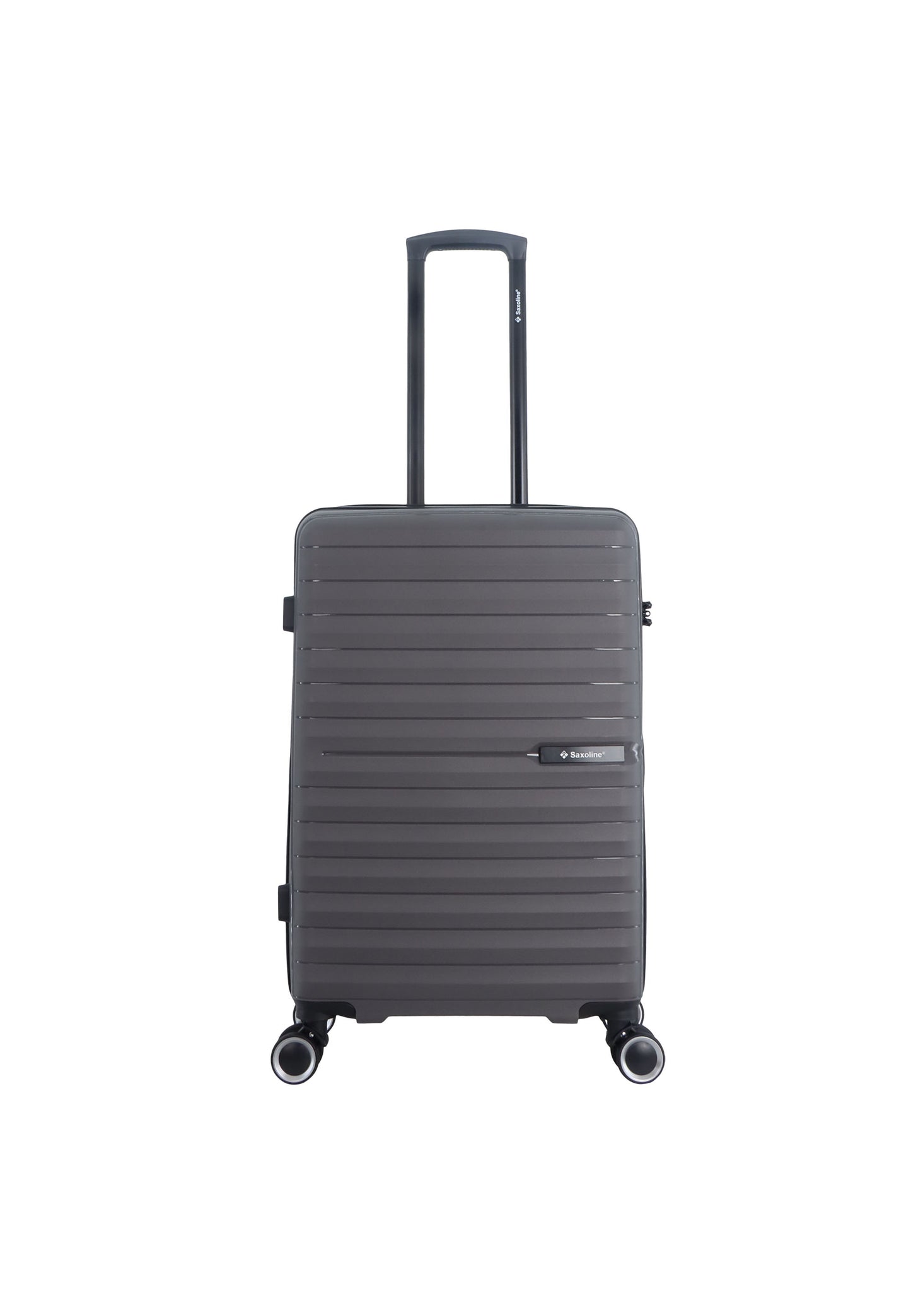 Saxoline – Fiesta | Harde Kofferset / Trolleyset – Small/Medium/Large – Grijs