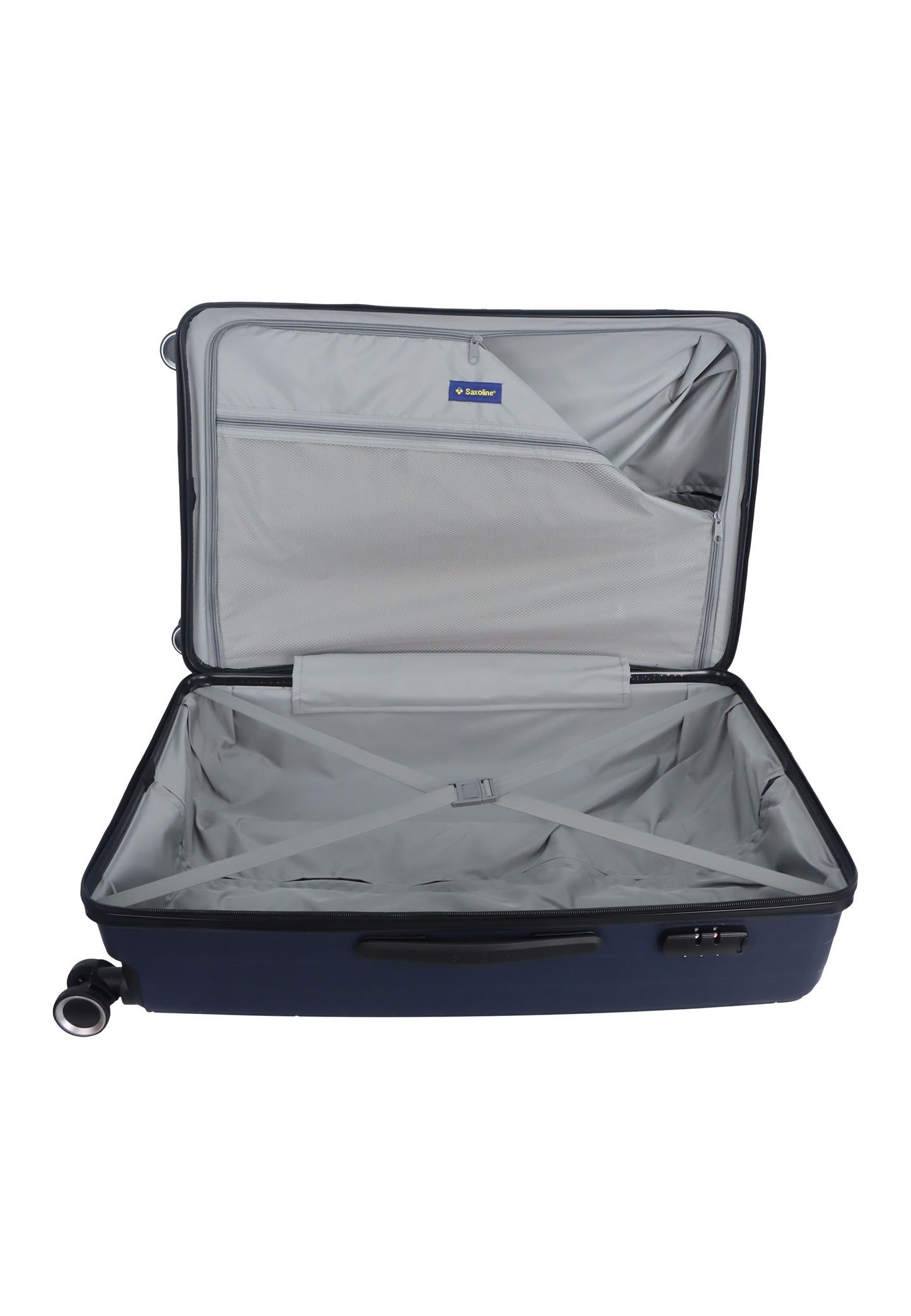 Saxoline – Fiesta | Harde Kofferset / Trolleyset – Small/Medium/Large – Marine Blauw