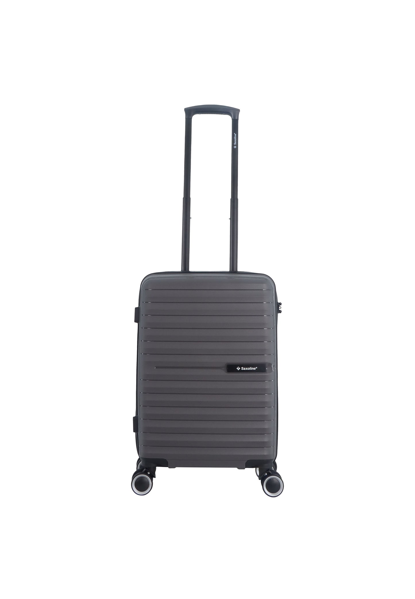 Saxoline - Fiesta | Bagage à main / Valise rigide / Valise - 33 L - Petit modèle - Gris