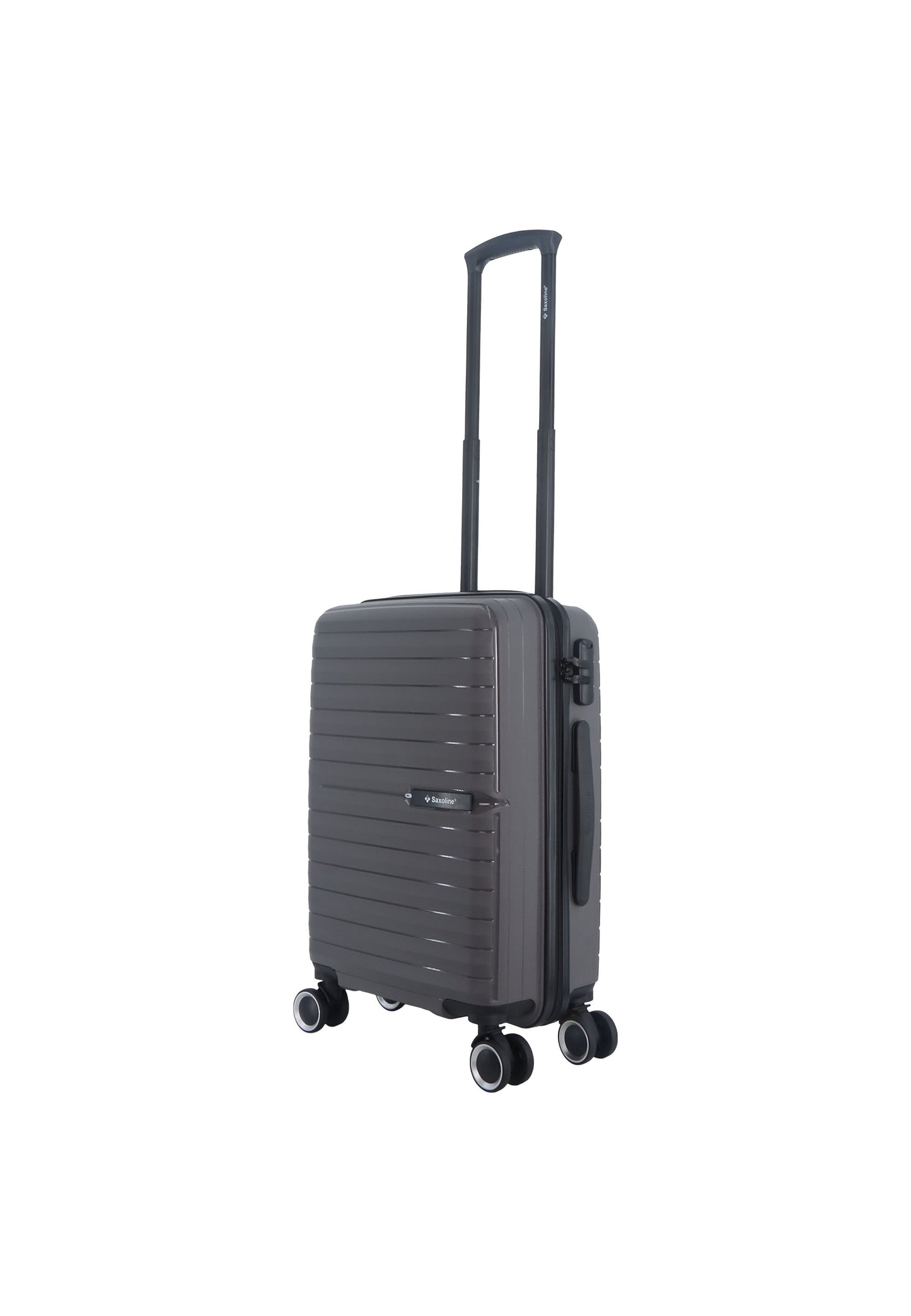 Saxoline - Fiesta | Bagage à main / Valise rigide / Valise - 33 L - Petit modèle - Gris
