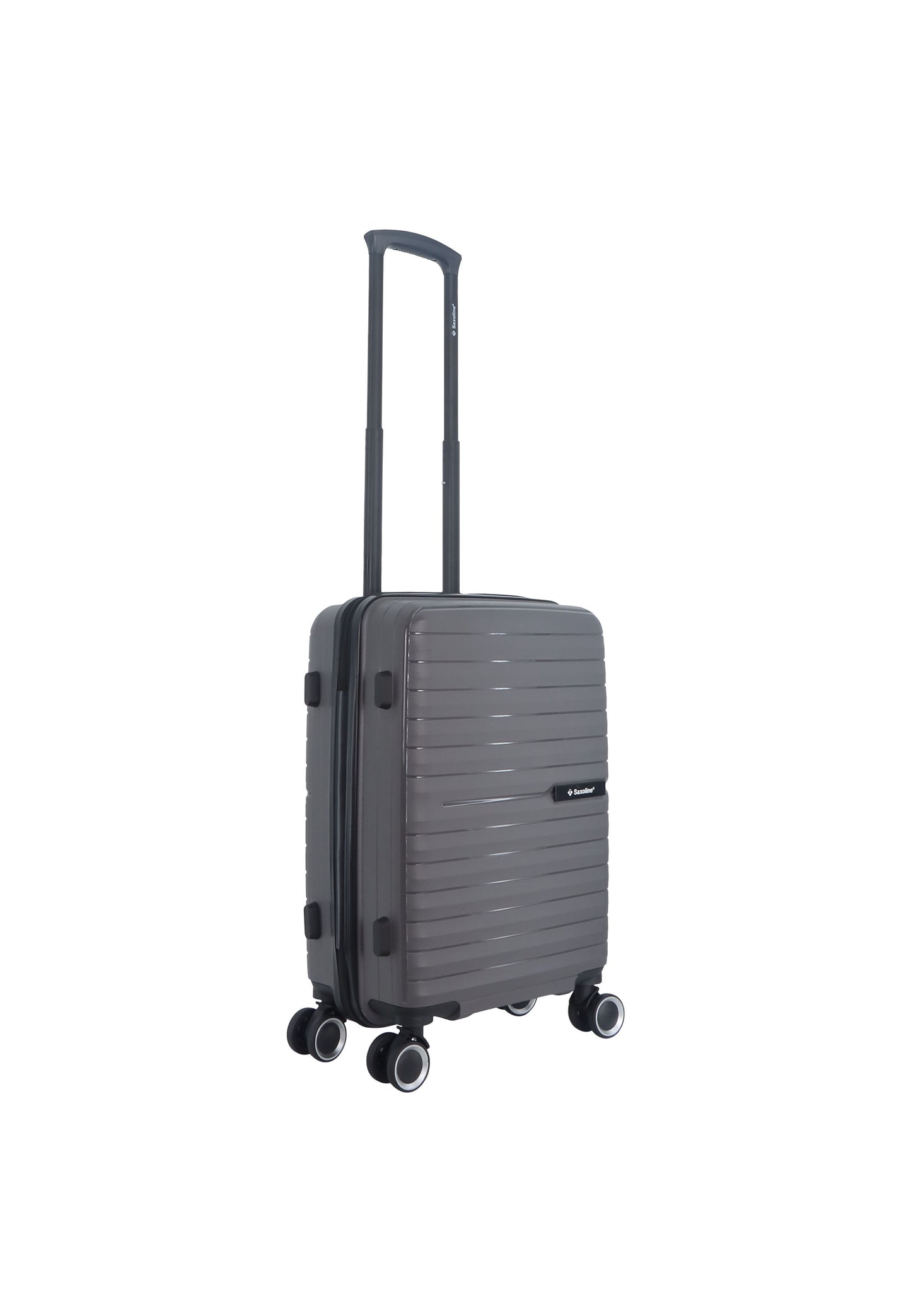 Saxoline - Fiesta | Bagage à main / Valise rigide / Valise - 33 L - Petit modèle - Gris