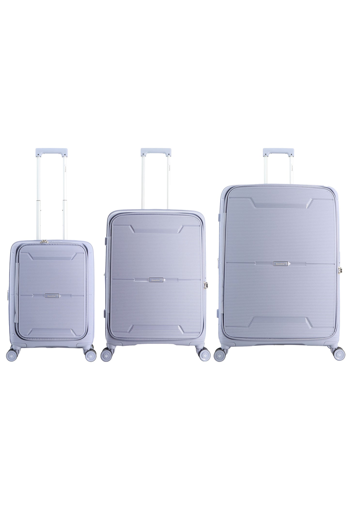 Saxoline Blue Boho Harde koffer set / Trolley set / Reiskoffer set - (S/M/L) - Lila