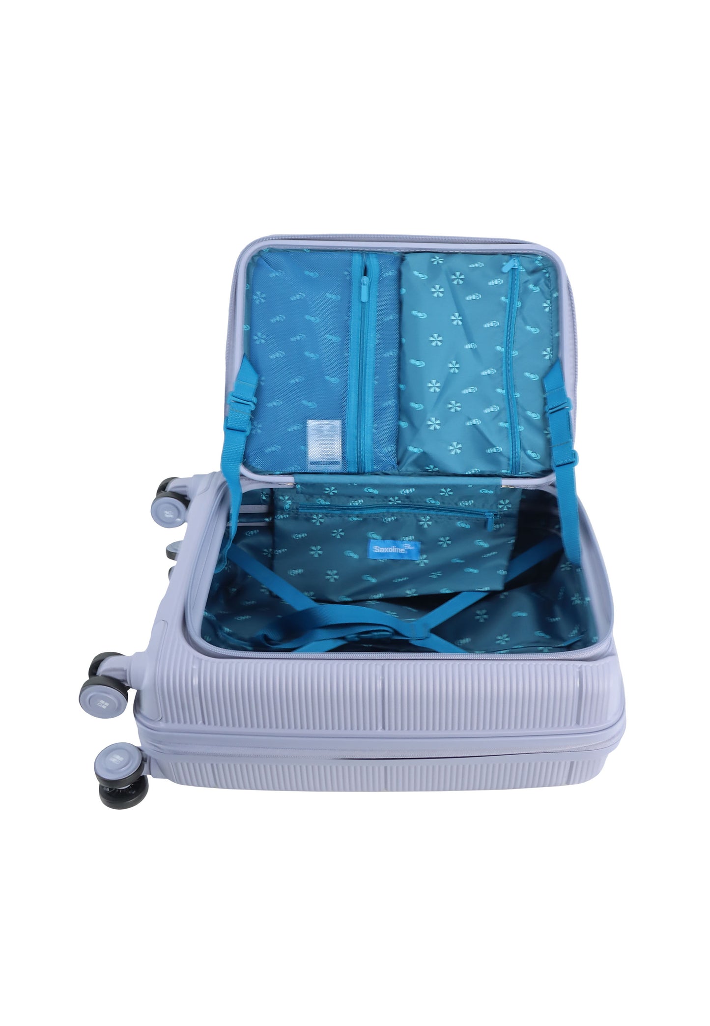 Saxoline Blue Boho Handbagage harde koffer / Trolley / Reiskoffer - (Small) - Lila