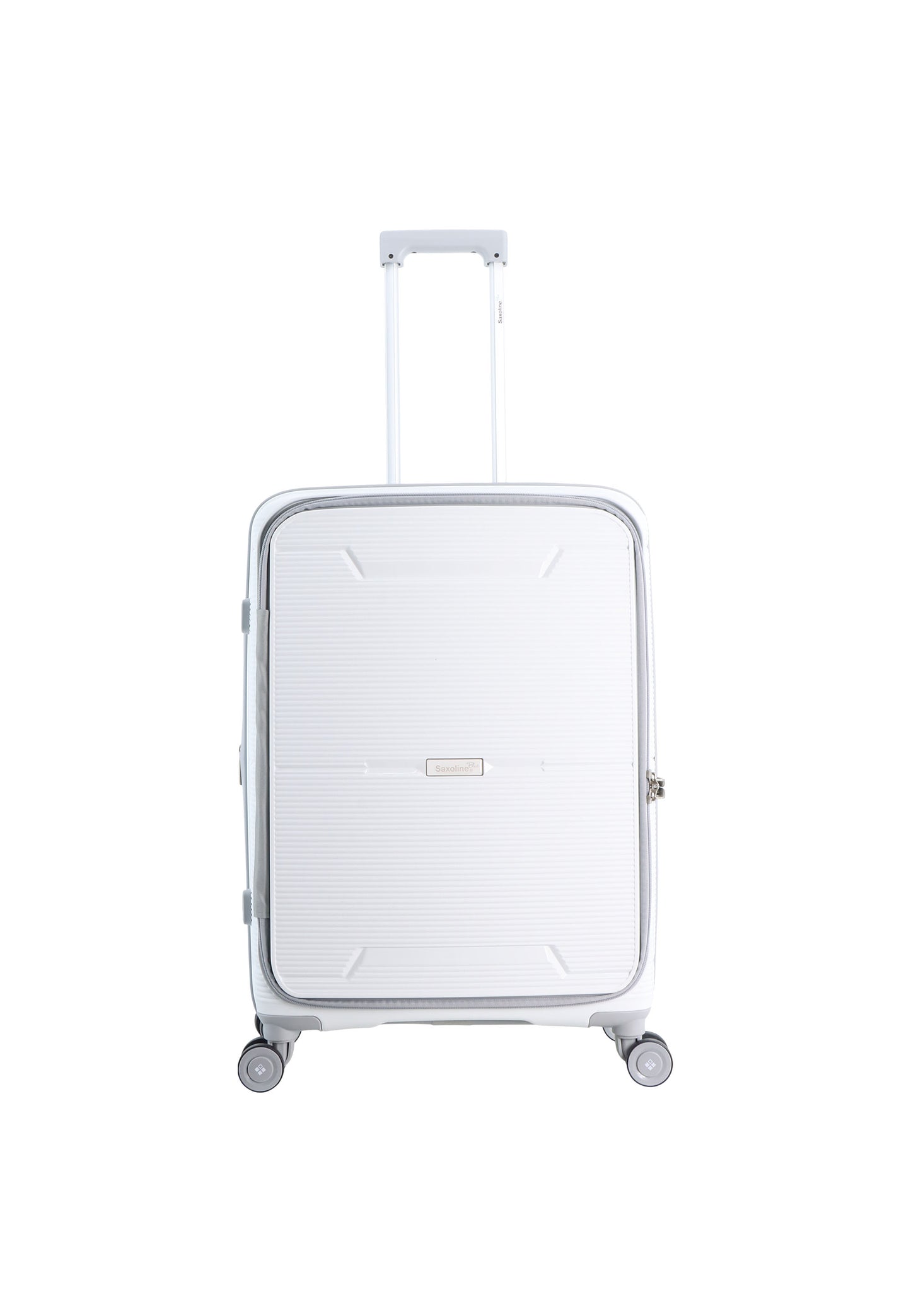 Saxoline Blue Boho Harde koffer / Trolley / Reiskoffer - (Medium) - Wit