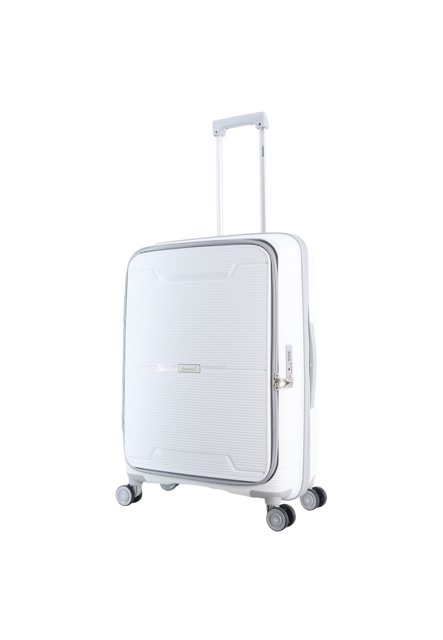 Saxoline Blue Boho Harde koffer / Trolley / Reiskoffer - (Medium) - Wit