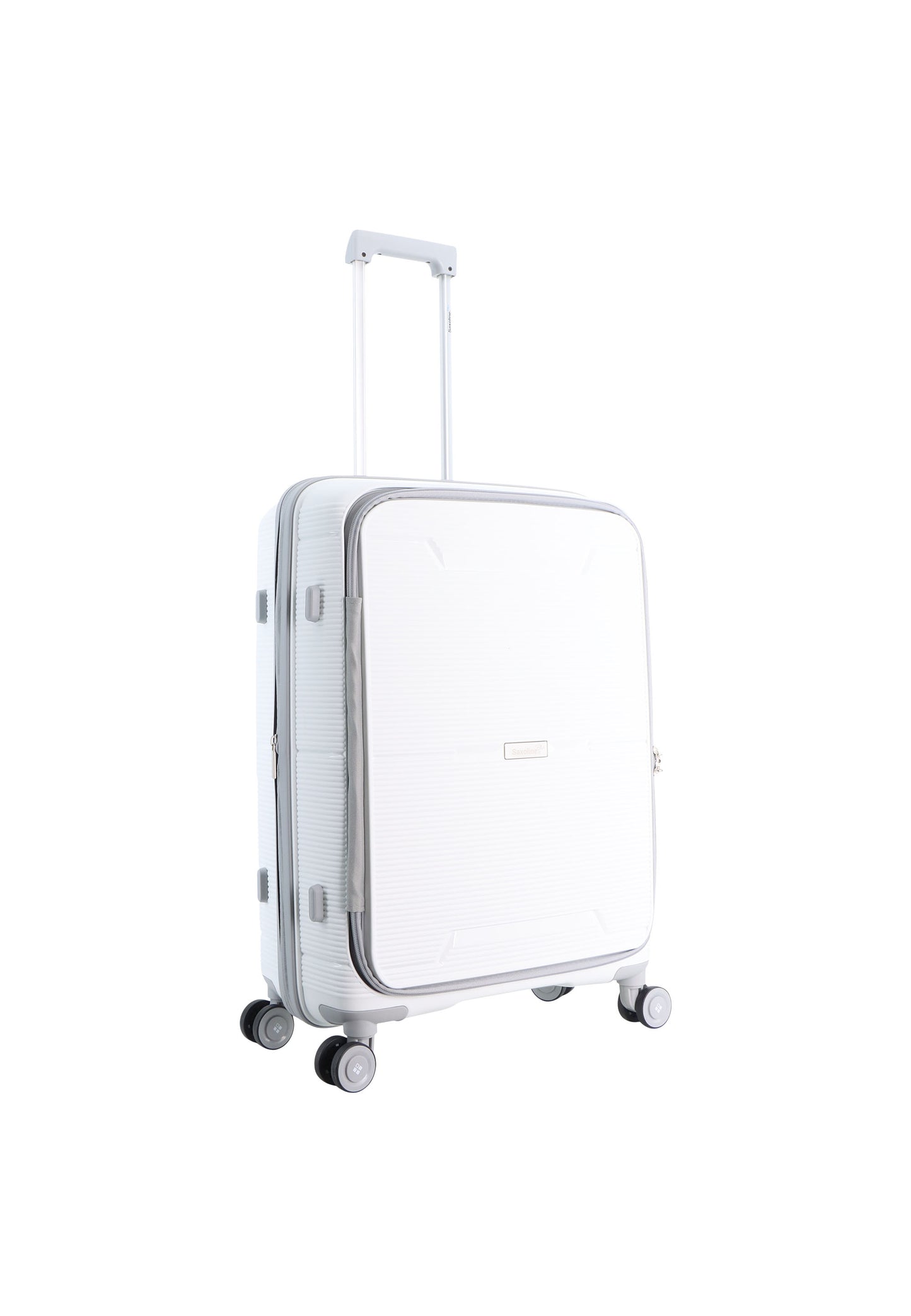 Saxoline Blue Boho Harde koffer / Trolley / Reiskoffer - (Medium) - Wit