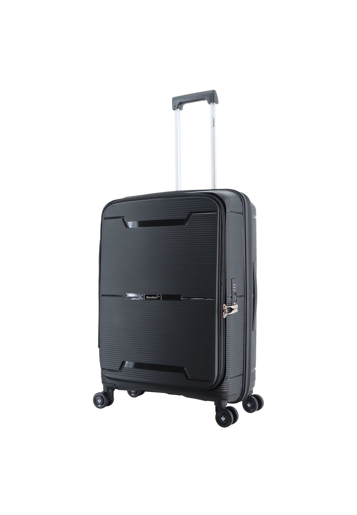 Saxoline Blue Boho Harde koffer / Trolley / Reiskoffer - (Medium) - Zwart