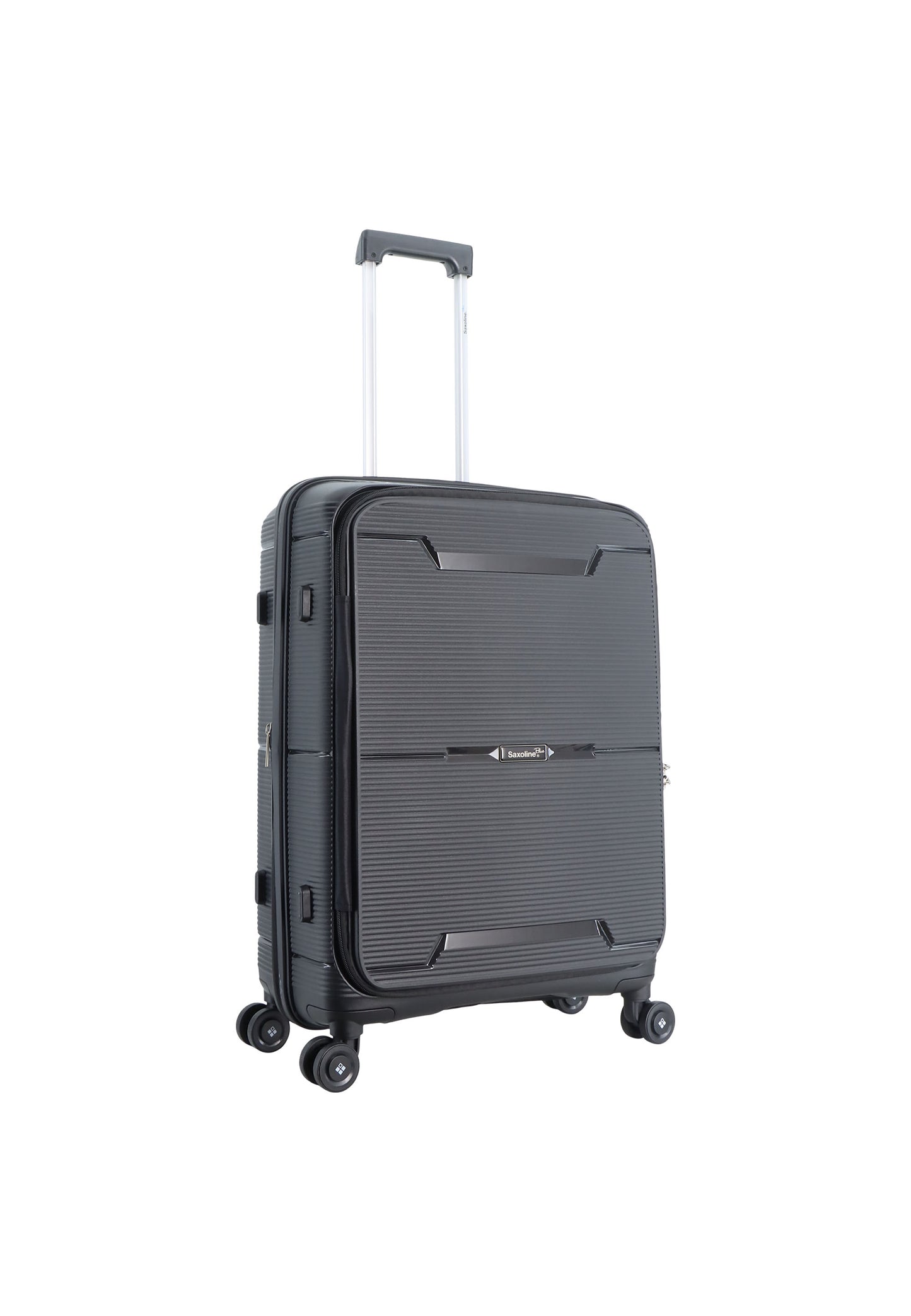 Saxoline Blue Boho Harde koffer / Trolley / Reiskoffer - (Medium) - Zwart