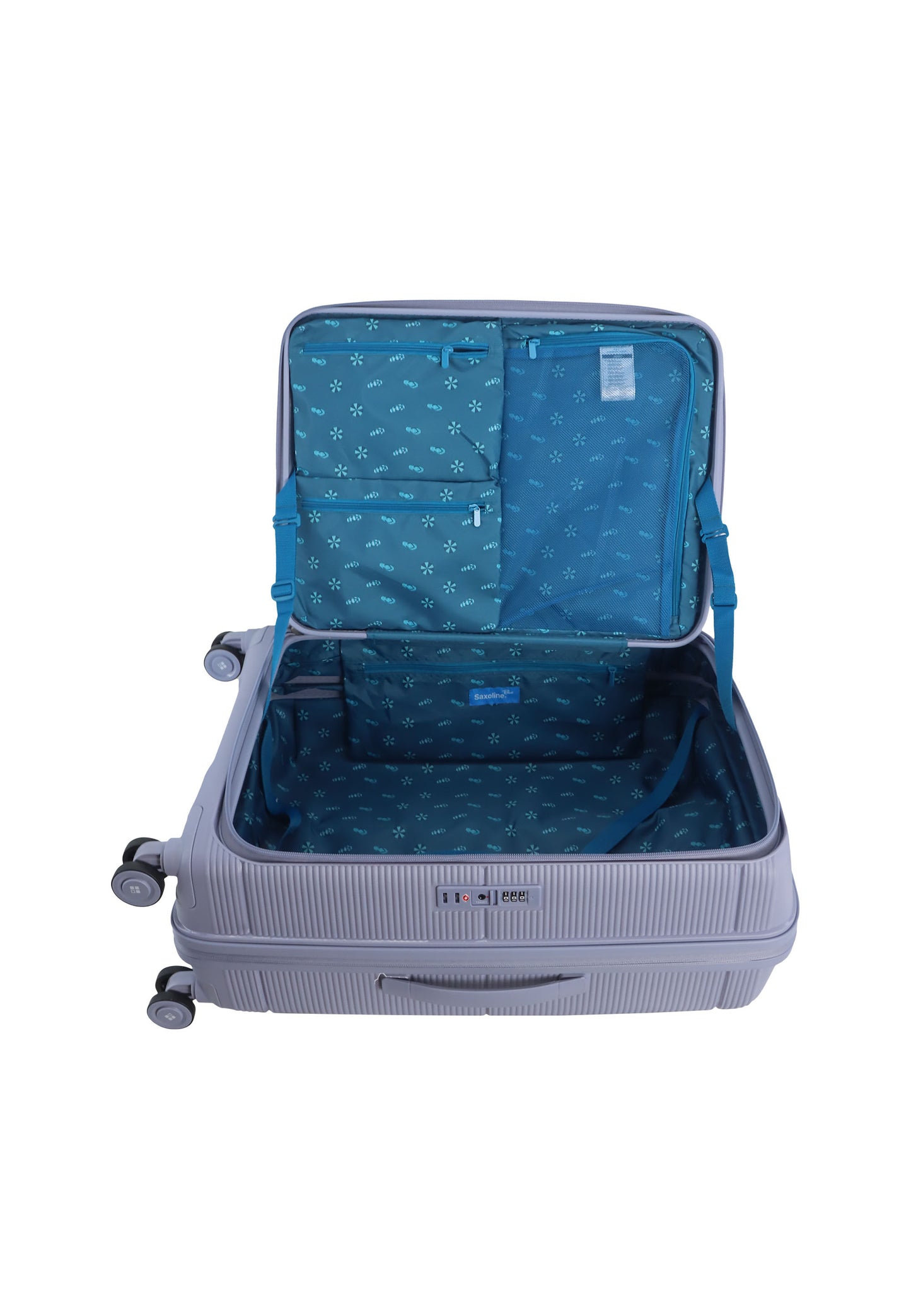 Saxoline Blue Boho Harde koffer / Trolley / Reiskoffer - (Medium) - Lila