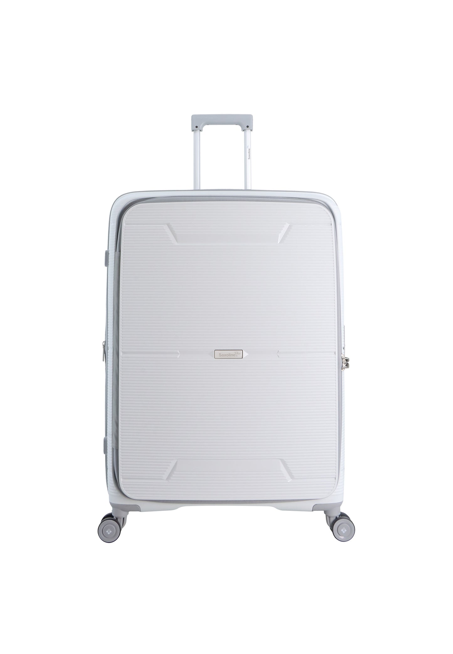 Saxoline Blue Boho Harde koffer / Trolley / Reiskoffer - (Large) - Wit