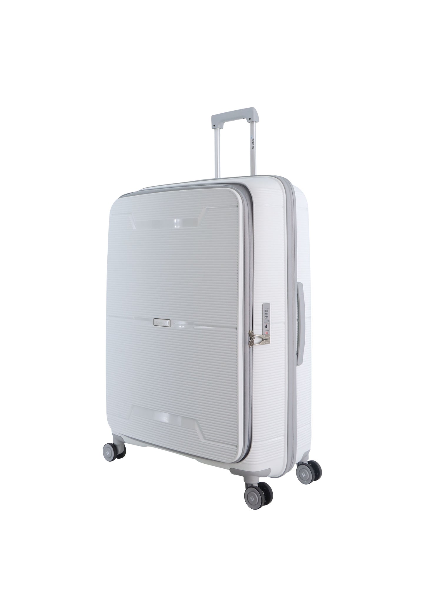Saxoline Blue Boho Harde koffer / Trolley / Reiskoffer - (Large) - Wit