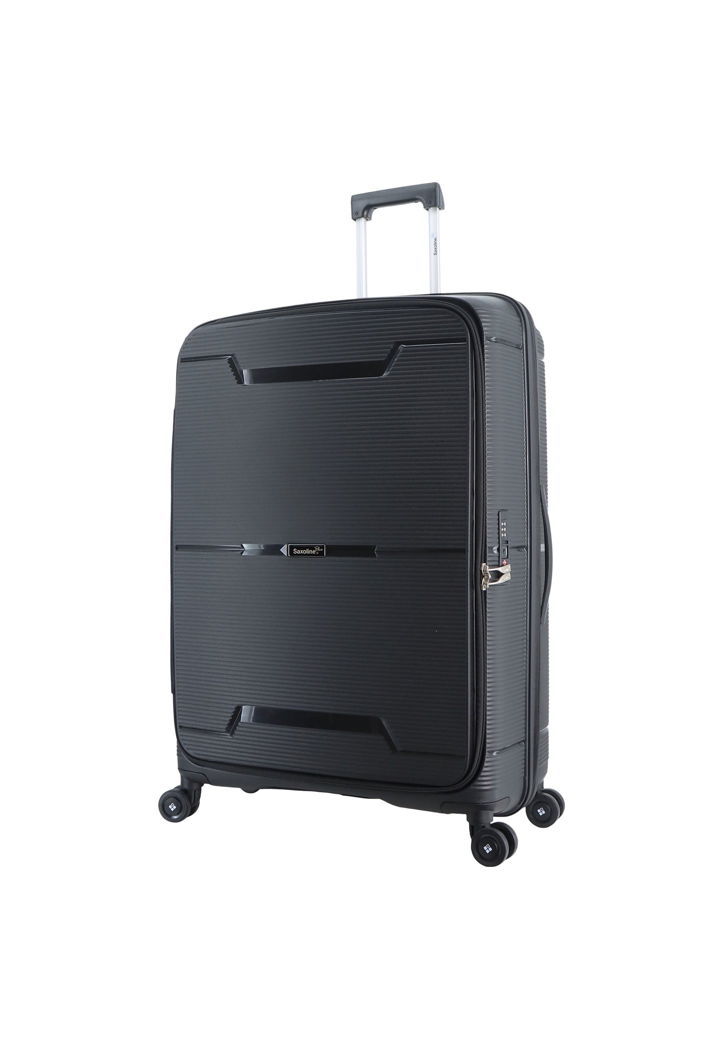 Saxoline Blue Boho Harde koffer / Trolley / Reiskoffer - (Large) - Zwart