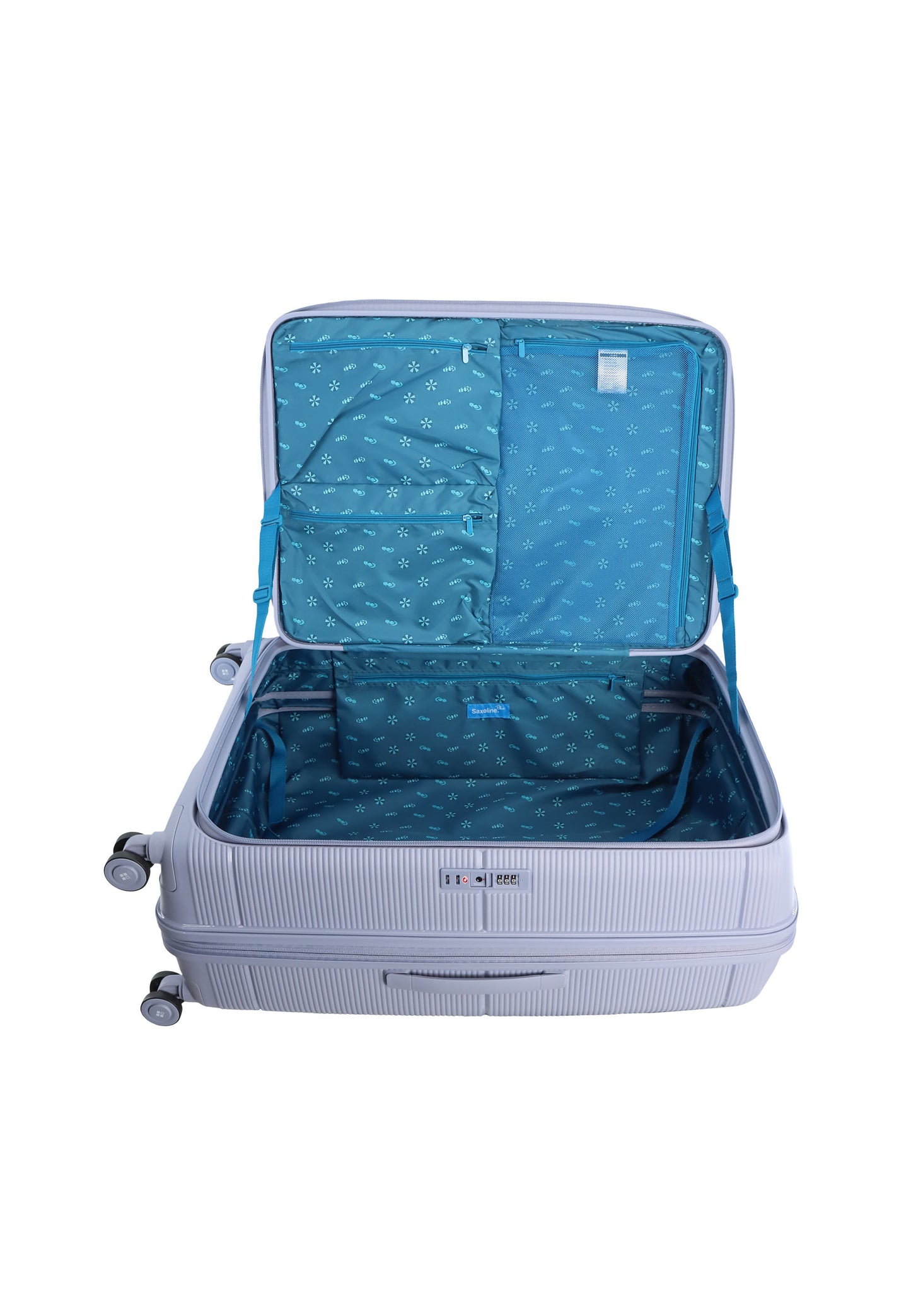 Saxoline Blue Boho Harde koffer / Trolley / Reiskoffer - (Large) - Lila