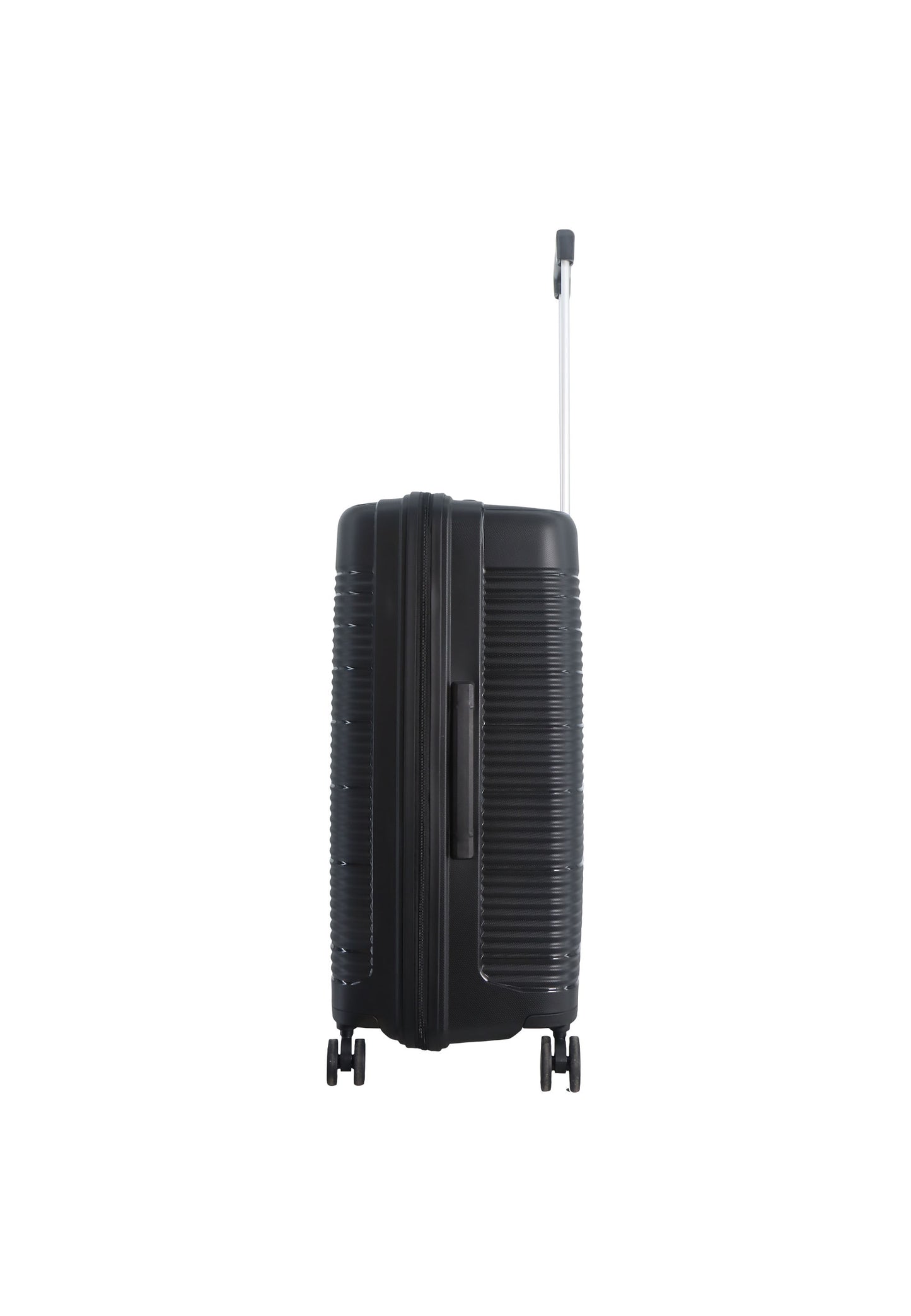 Saxoline Blue Overly Harde koffer / Trolley / Reiskoffer - (Medium) - Zwart