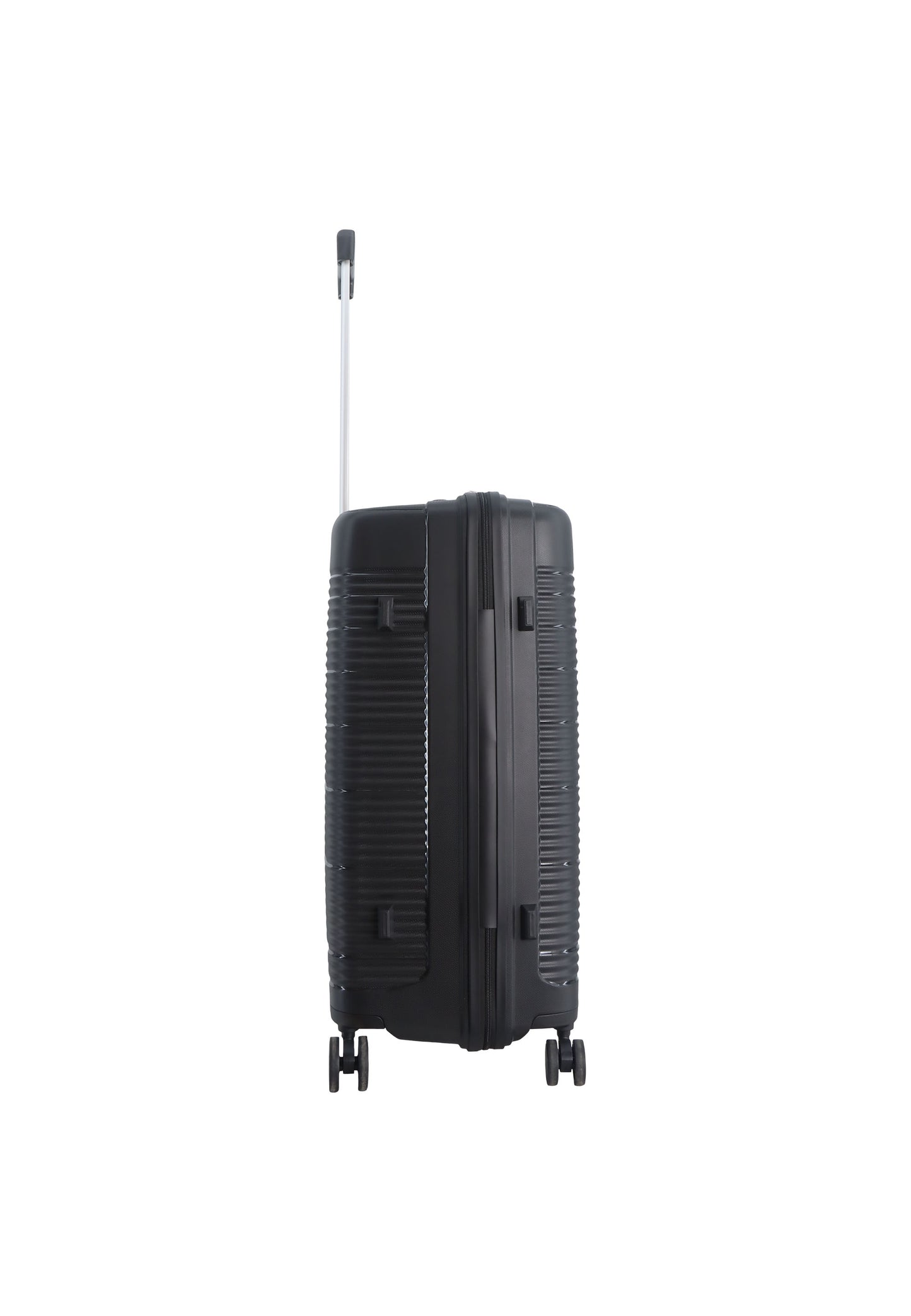 Saxoline Blue Overly Harde koffer / Trolley / Reiskoffer - (Medium) - Zwart