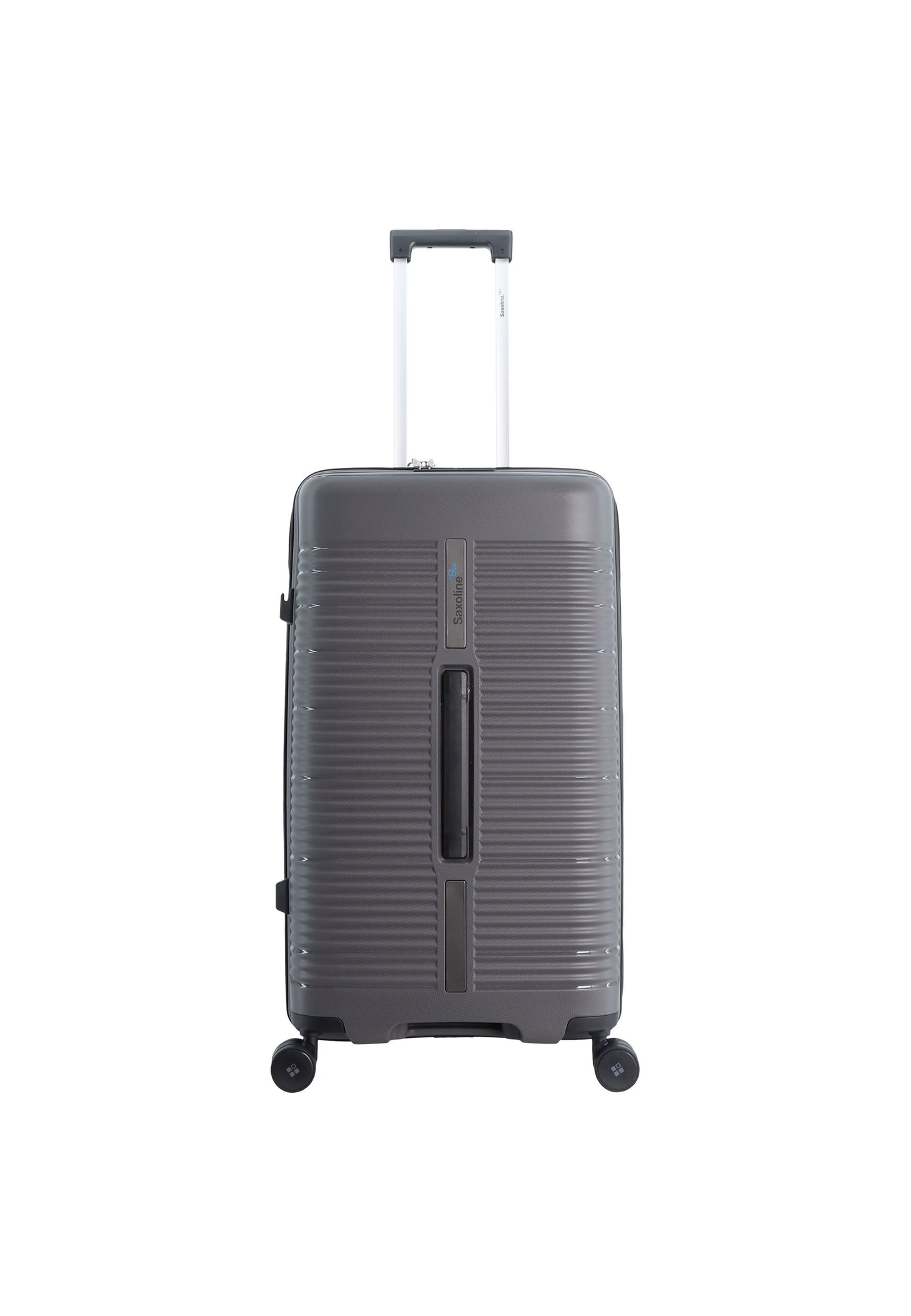 Saxoline Blue Overly Harde koffer / Trolley / Reiskoffer - (Medium) - Zilver