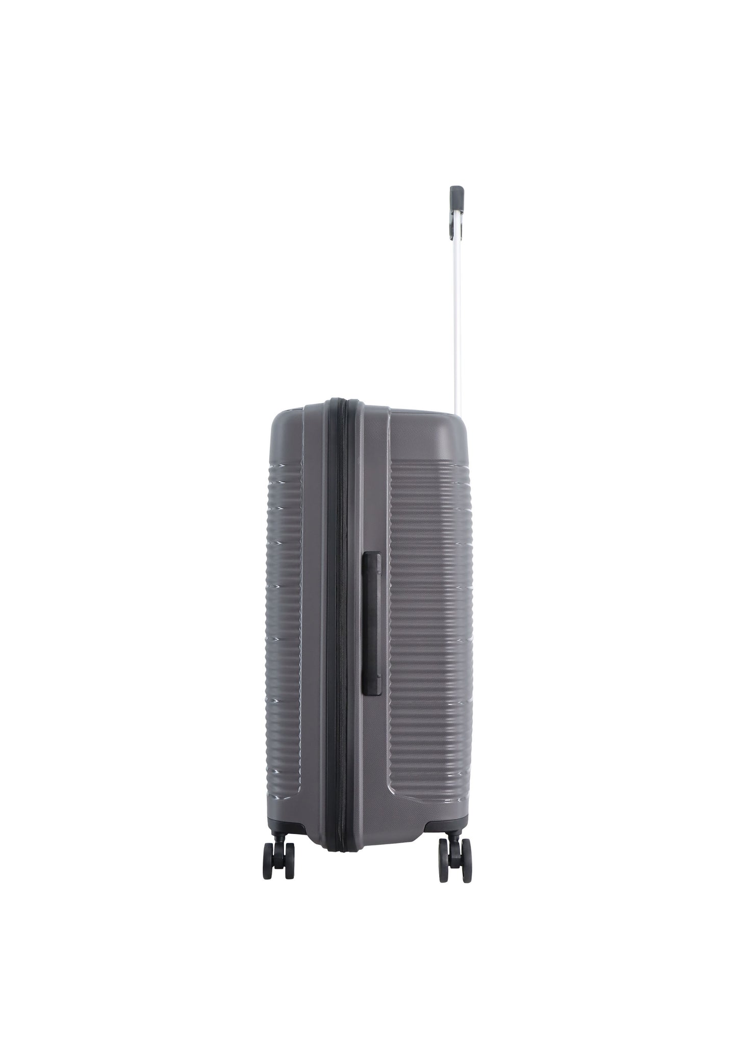 Saxoline Blue Overly Harde koffer / Trolley / Reiskoffer - (Medium) - Zilver