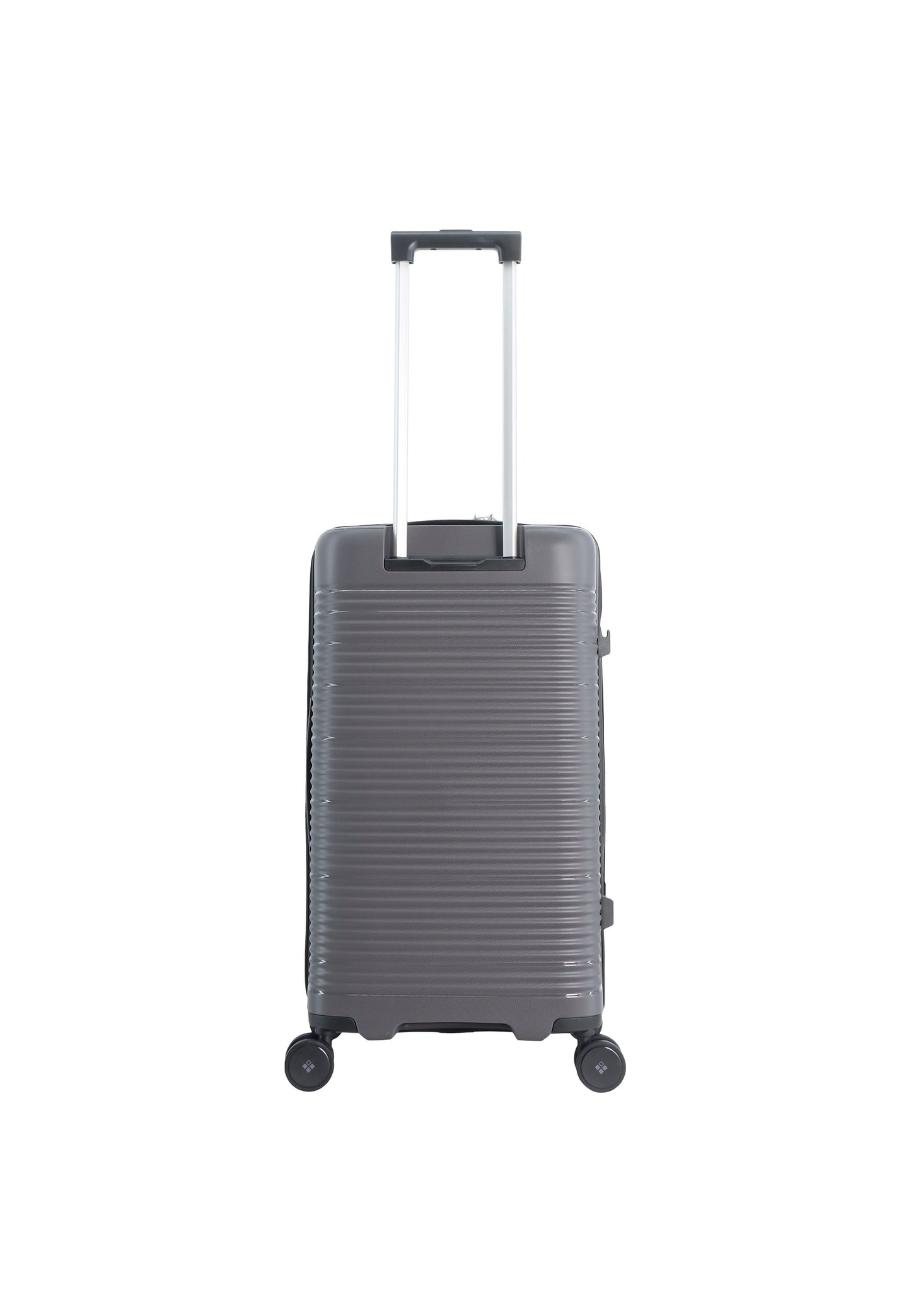Saxoline Blue Overly Harde koffer / Trolley / Reiskoffer - (Medium) - Zilver