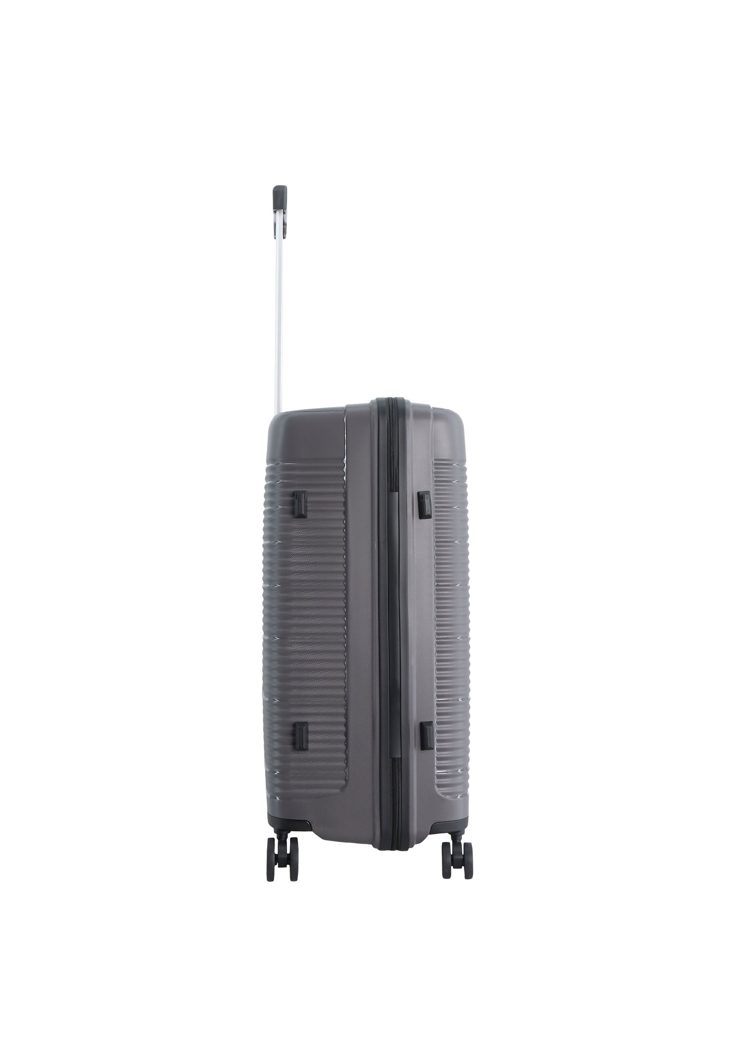 Saxoline Blue Overly Harde koffer / Trolley / Reiskoffer - (Medium) - Zilver