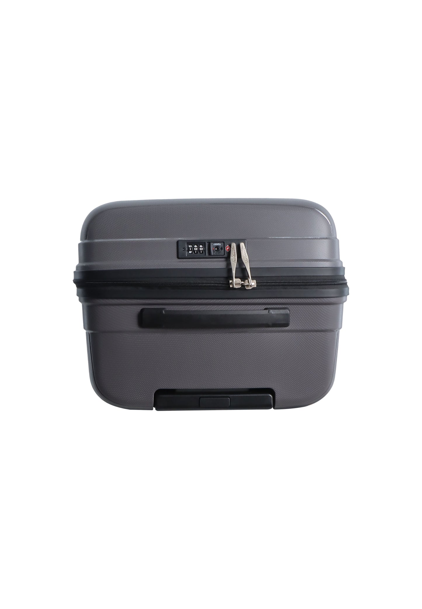Saxoline Blue Overly Harde koffer / Trolley / Reiskoffer - (Medium) - Zilver