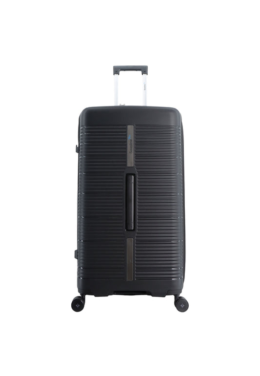 Saxoline Blue Overly Harde koffer / Trolley / Reiskoffer - (Large) - Zwart