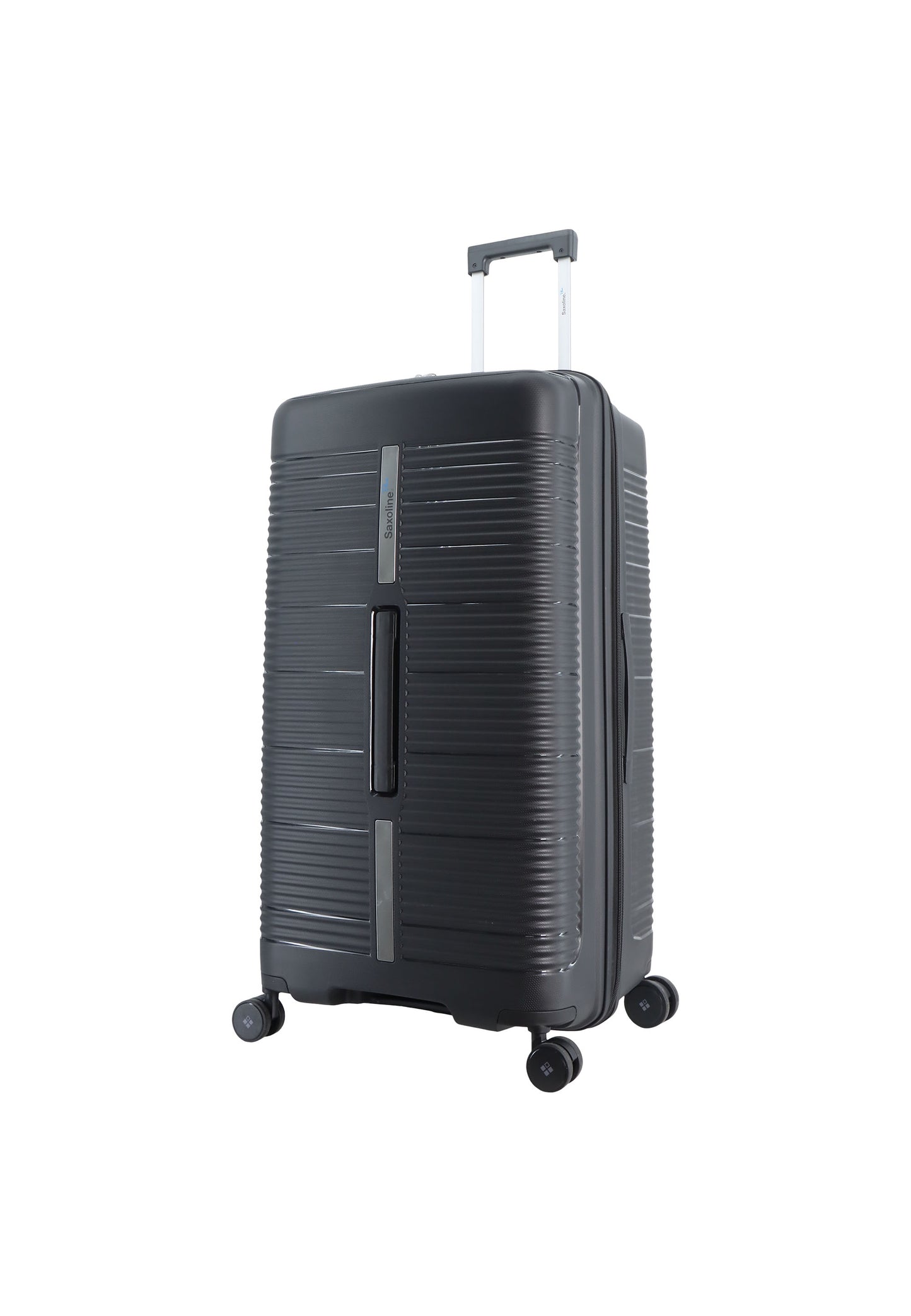 Saxoline Blue Overly Harde koffer / Trolley / Reiskoffer - (Large) - Zwart