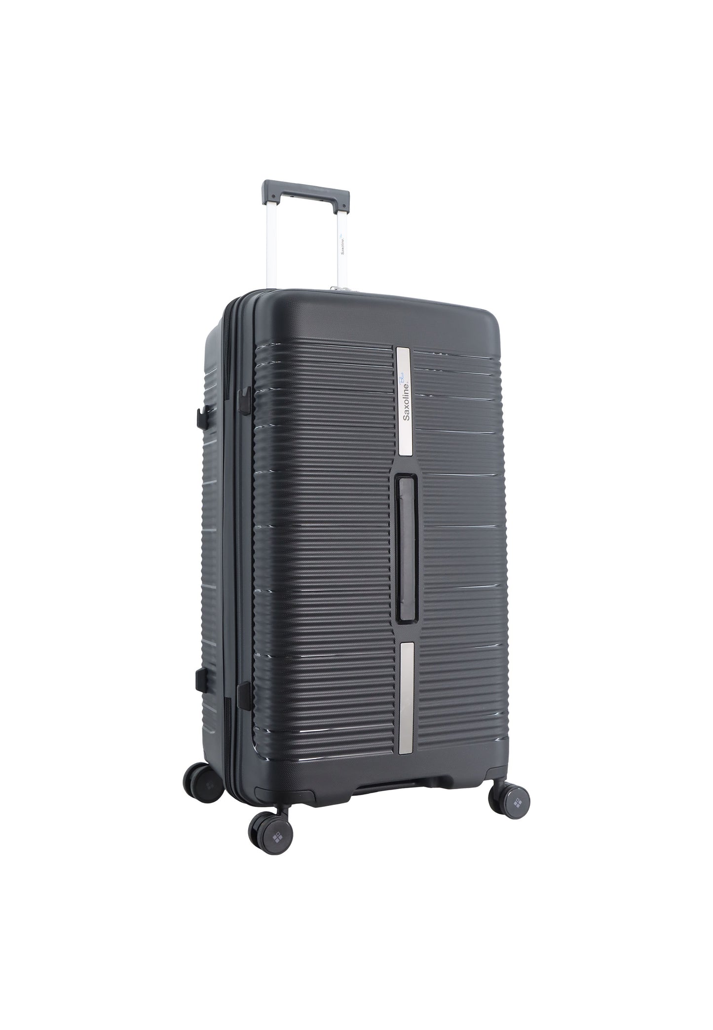 Saxoline Blue Overly Harde koffer / Trolley / Reiskoffer - (Large) - Zwart