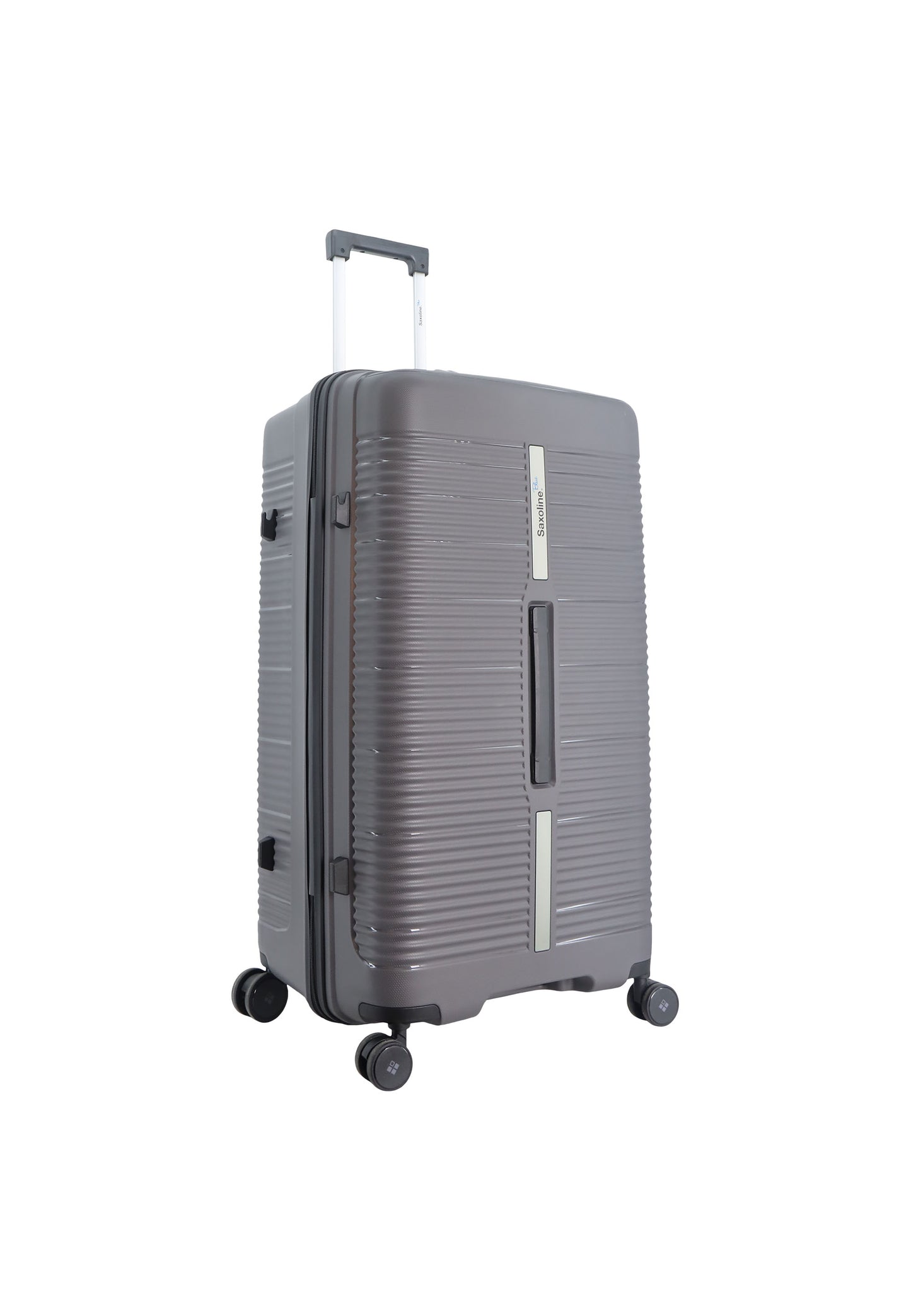 Saxoline Blue Overly Harde koffer / Trolley / Reiskoffer - (Large) - Zilver