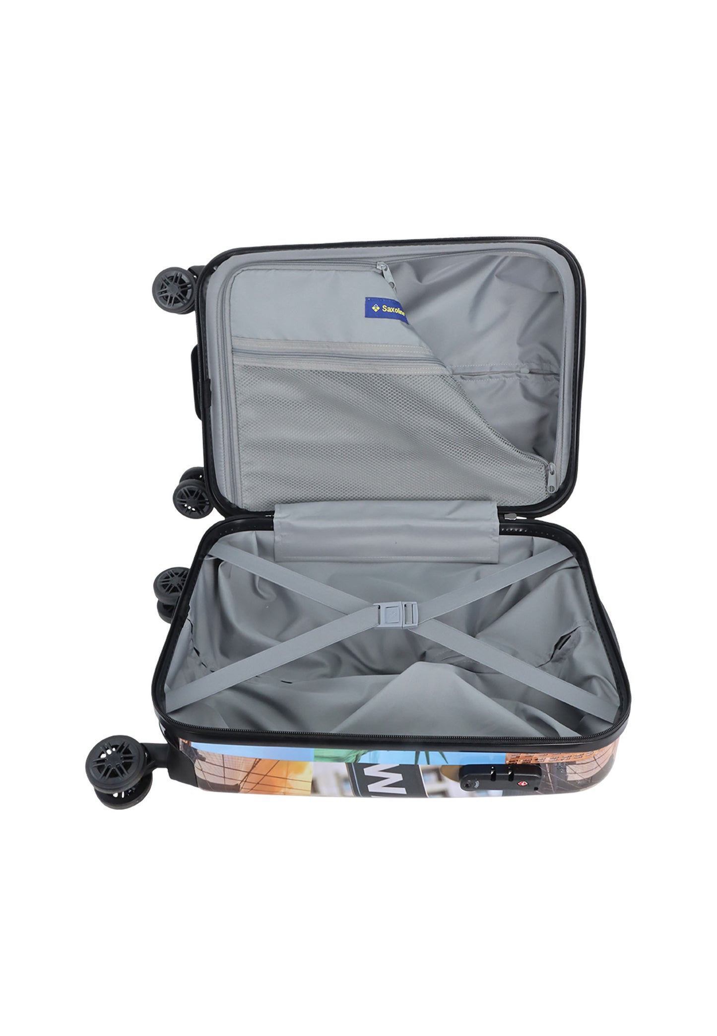 Ssaxoline The Big Apple Handbagage harde koffer / Trolley / Reiskoffer - (Small) Printed