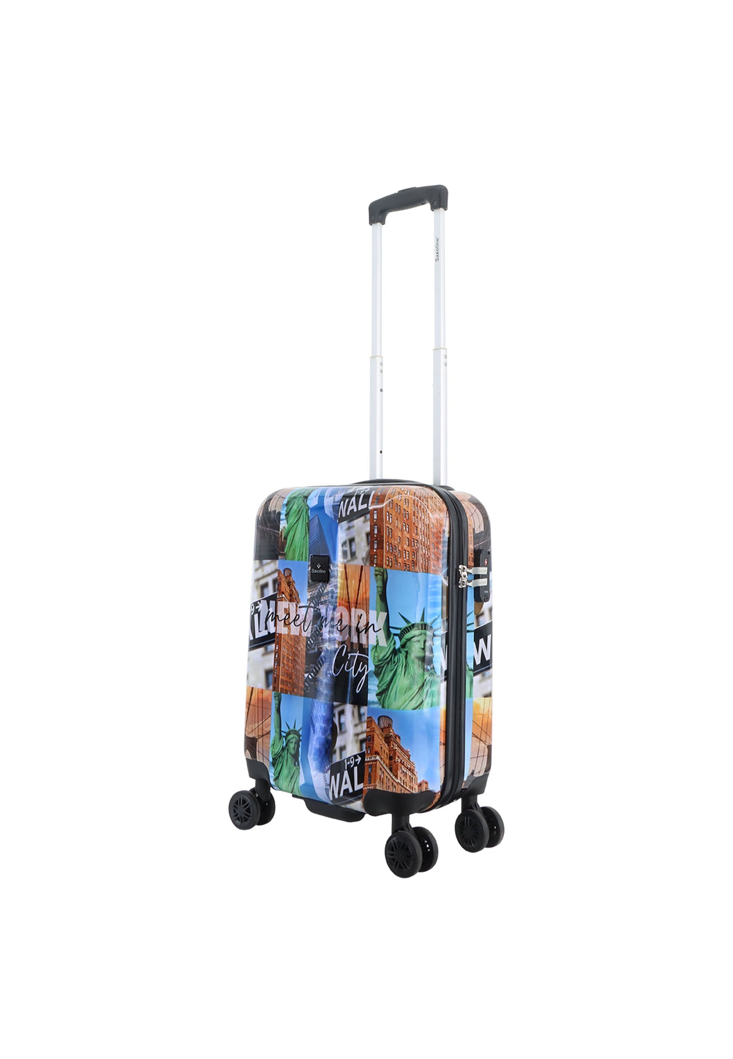 Ssaxoline The Big Apple Handbagage harde koffer / Trolley / Reiskoffer - (Small) Printed