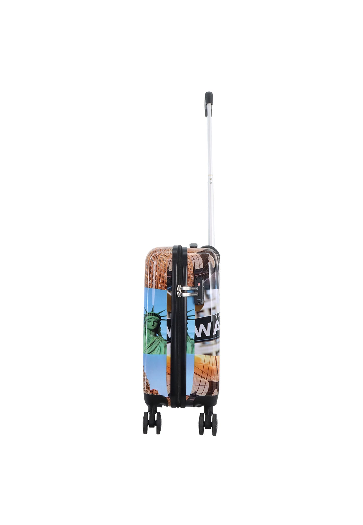 Ssaxoline The Big Apple Handbagage harde koffer / Trolley / Reiskoffer - (Small) Printed