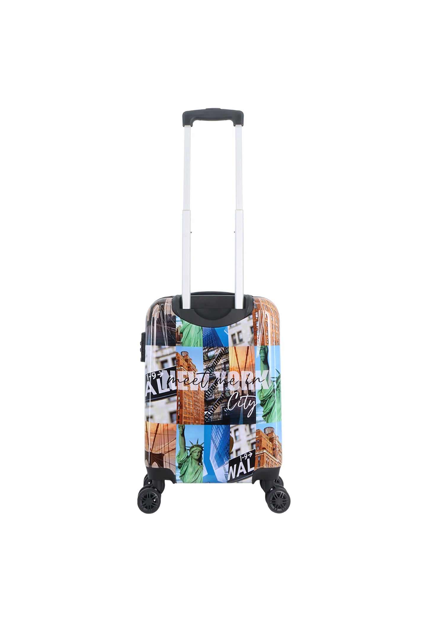 Ssaxoline The Big Apple Handbagage harde koffer / Trolley / Reiskoffer - (Small) Printed