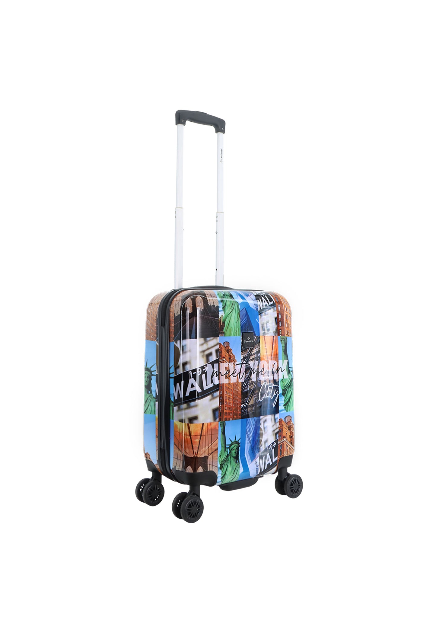 Ssaxoline The Big Apple Handbagage harde koffer / Trolley / Reiskoffer - (Small) Printed