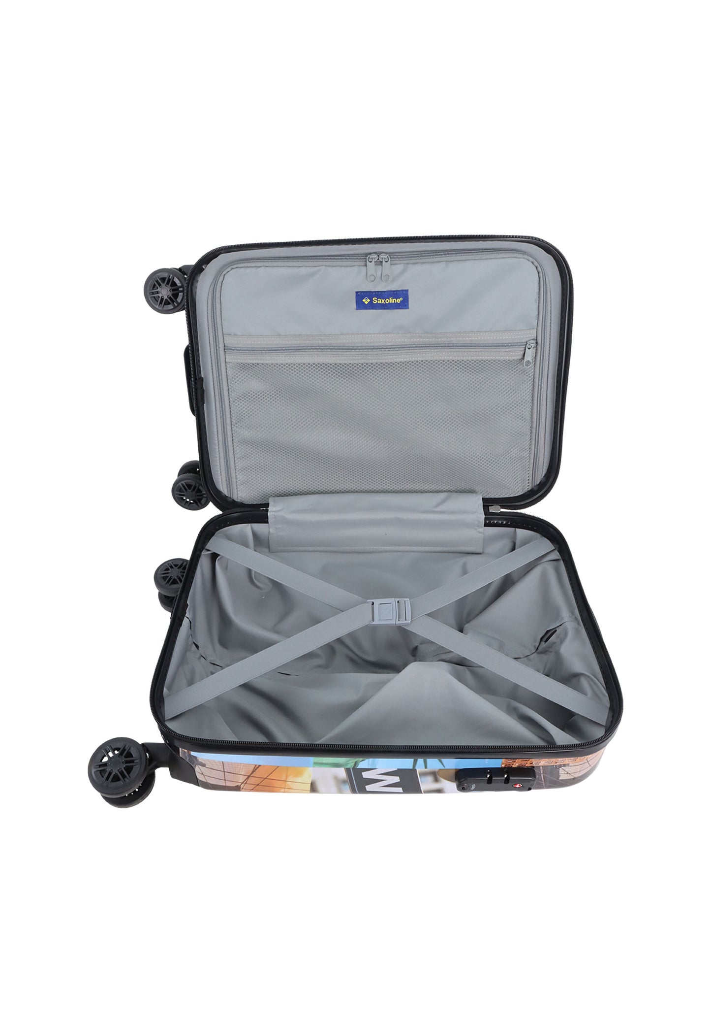 Ssaxoline The Big Apple Handbagage harde koffer / Trolley / Reiskoffer - (Small) Printed