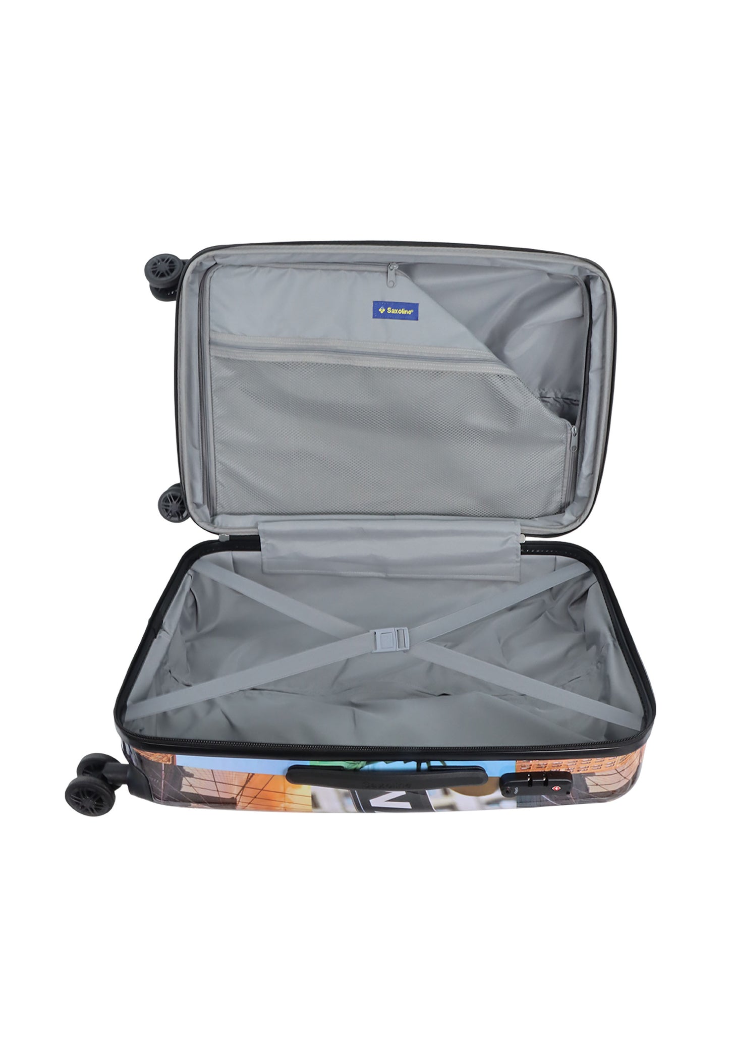 Ssaxoline The Big Apple Harde koffer / Trolley / Reiskoffer - (Medium) Printed