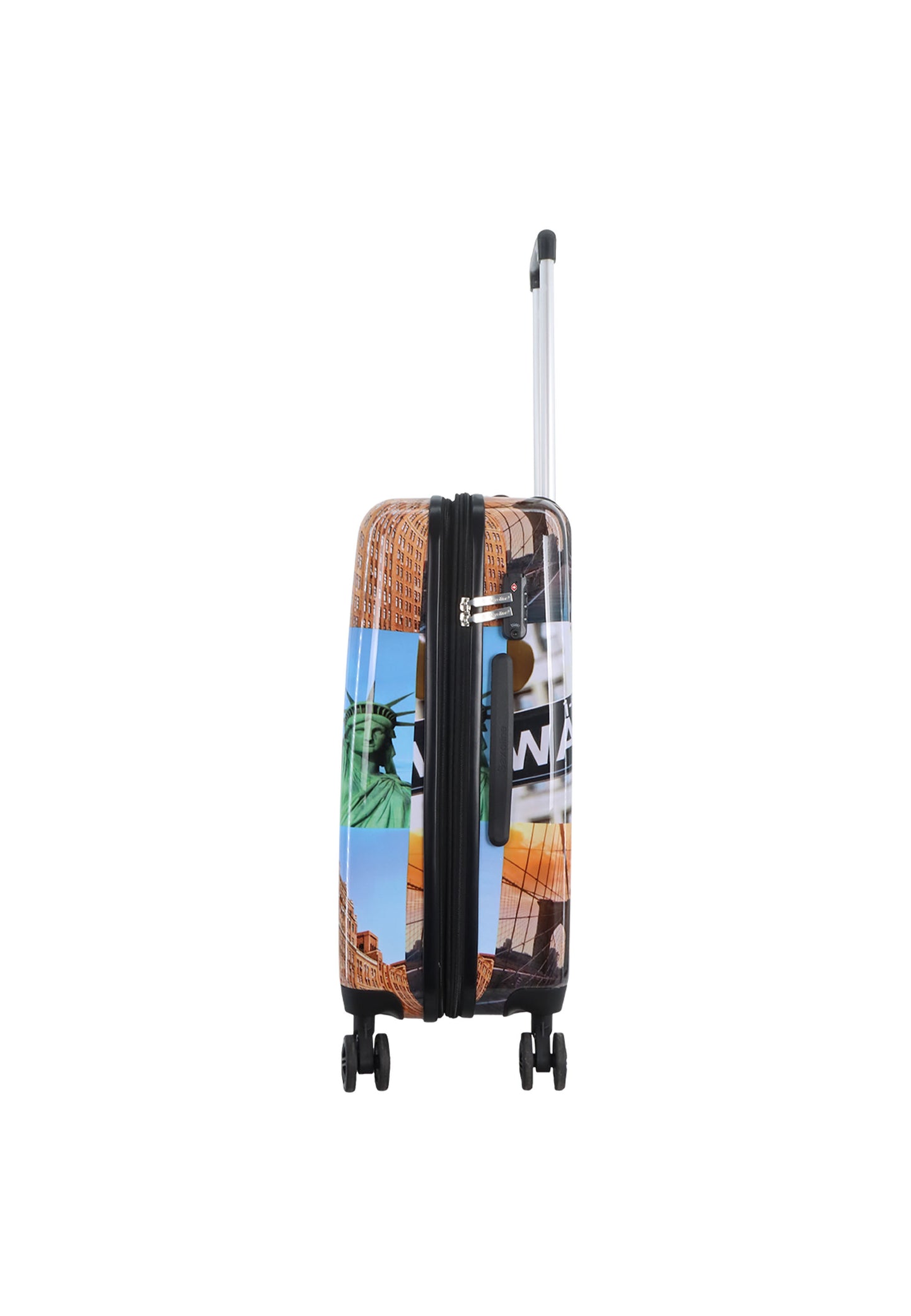 Ssaxoline The Big Apple Harde koffer / Trolley / Reiskoffer - (Medium) Printed