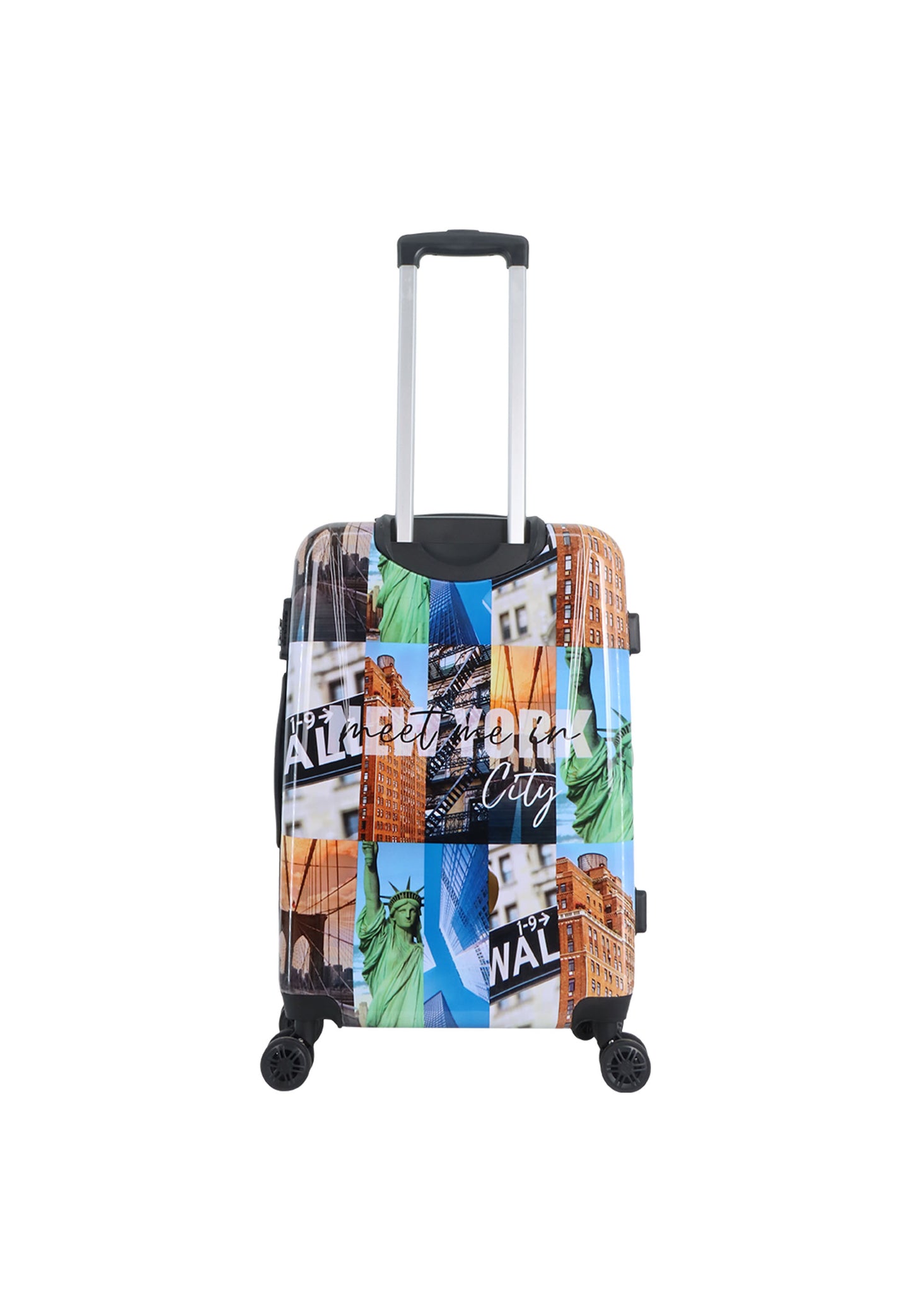 Ssaxoline The Big Apple Harde koffer / Trolley / Reiskoffer - (Medium) Printed
