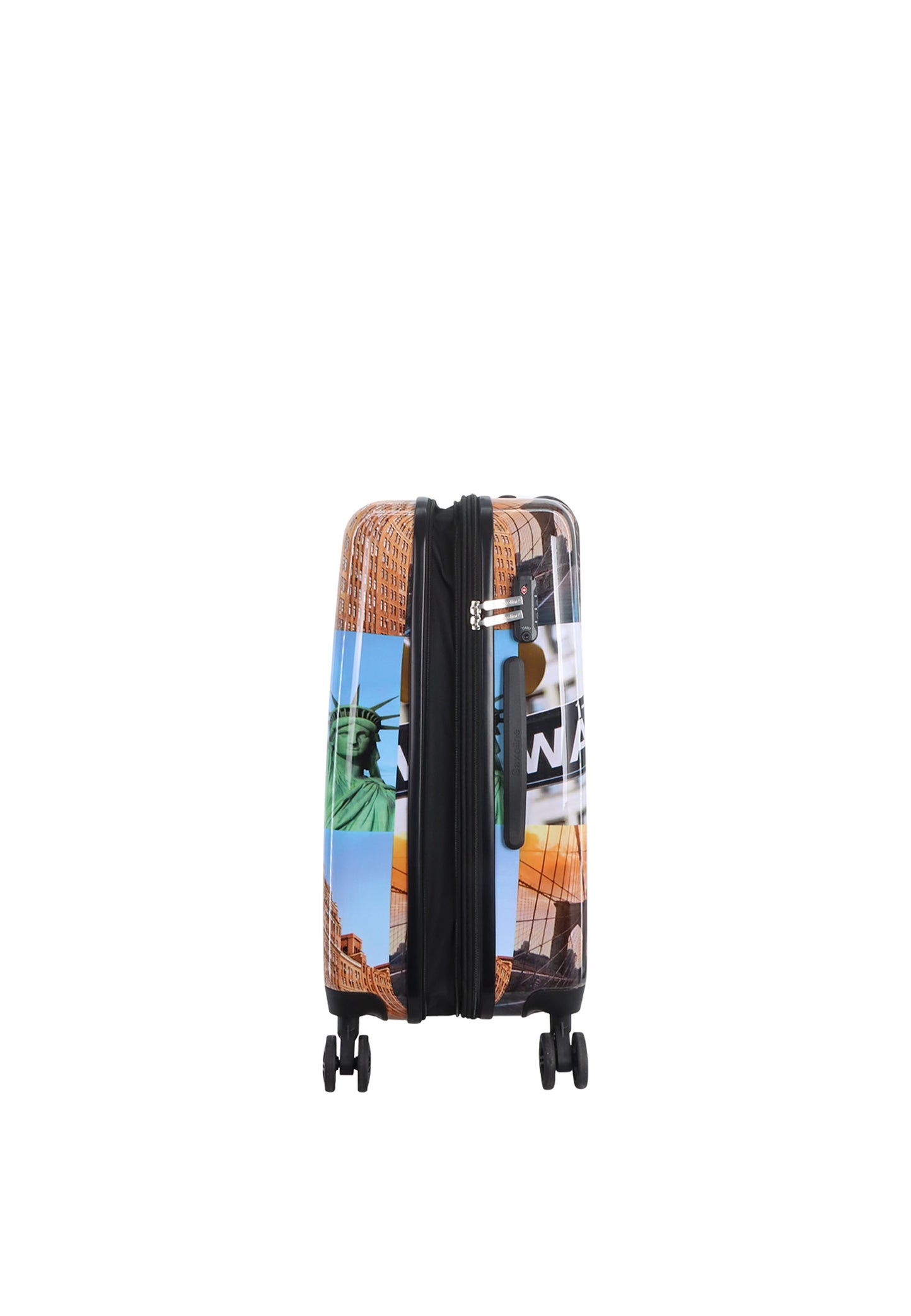 Ssaxoline The Big Apple Harde koffer / Trolley / Reiskoffer - (Medium) Printed