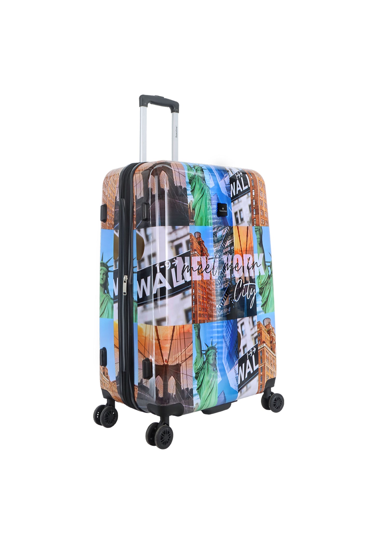 Ssaxoline The Big Apple Harde koffer / Trolley / Reiskoffer - (Large) Printed