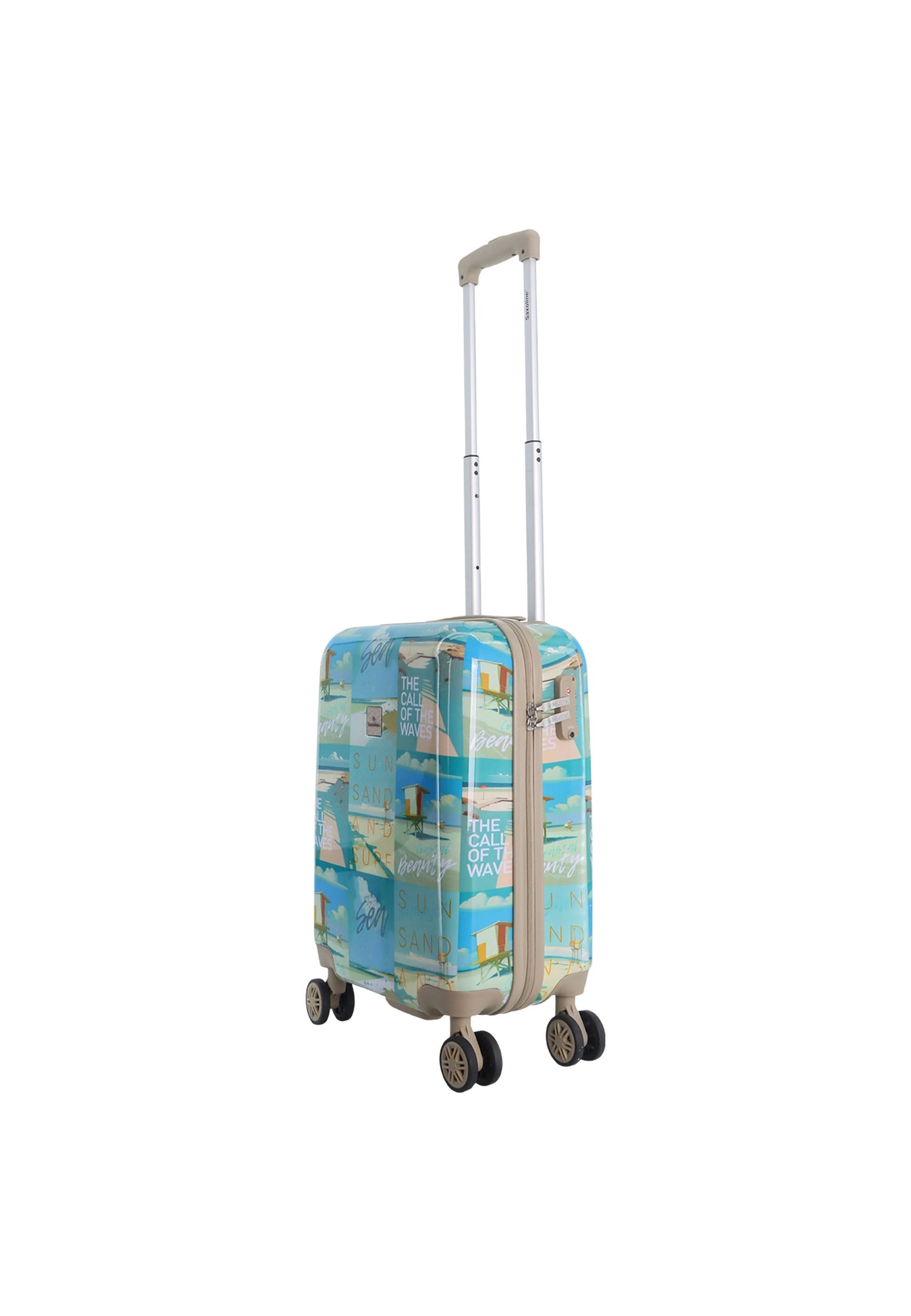 Ssaxoline Coastal Beauty Handbagage harde koffer / Trolley / Reiskoffer - (Small) Printed